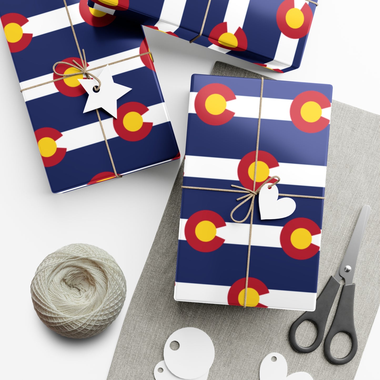 Colorado Flag Gift Wrap Papers