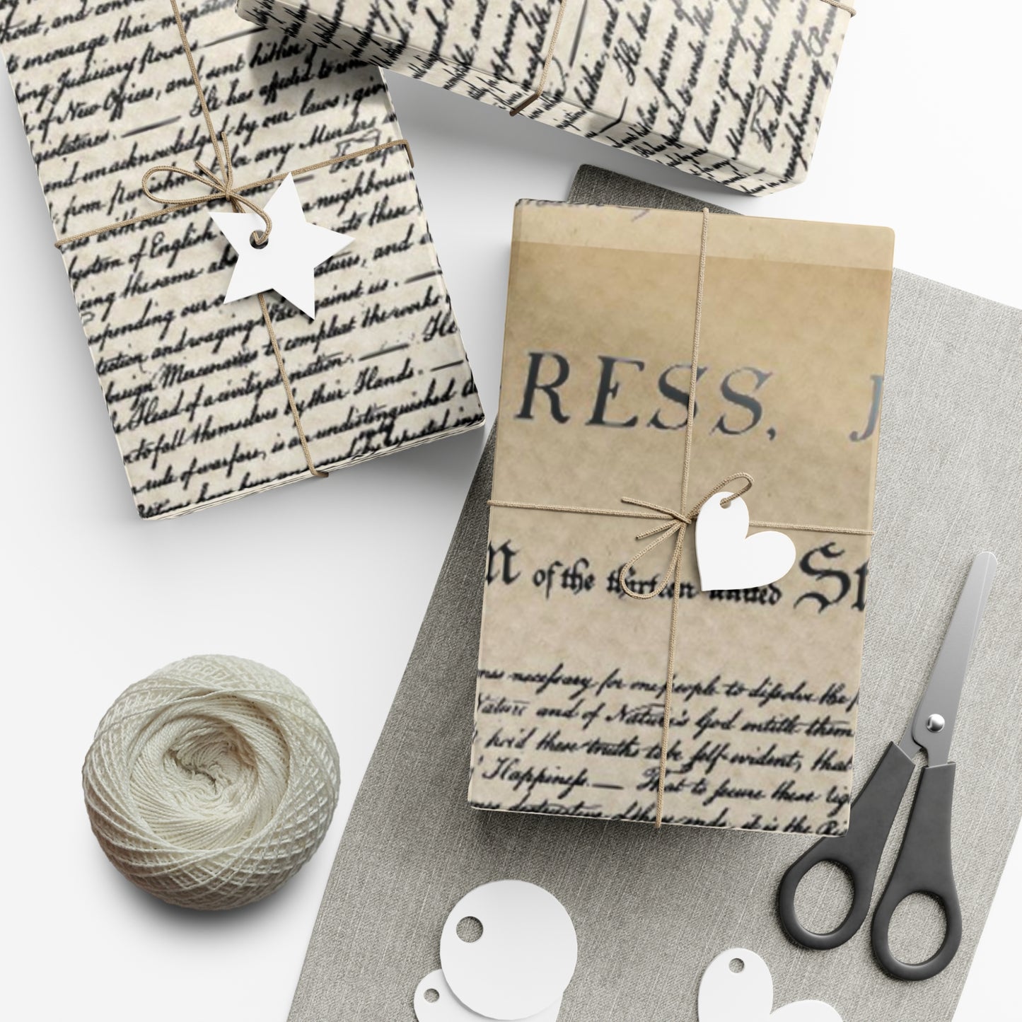 Declaration of Independence Gift Wrap Papers