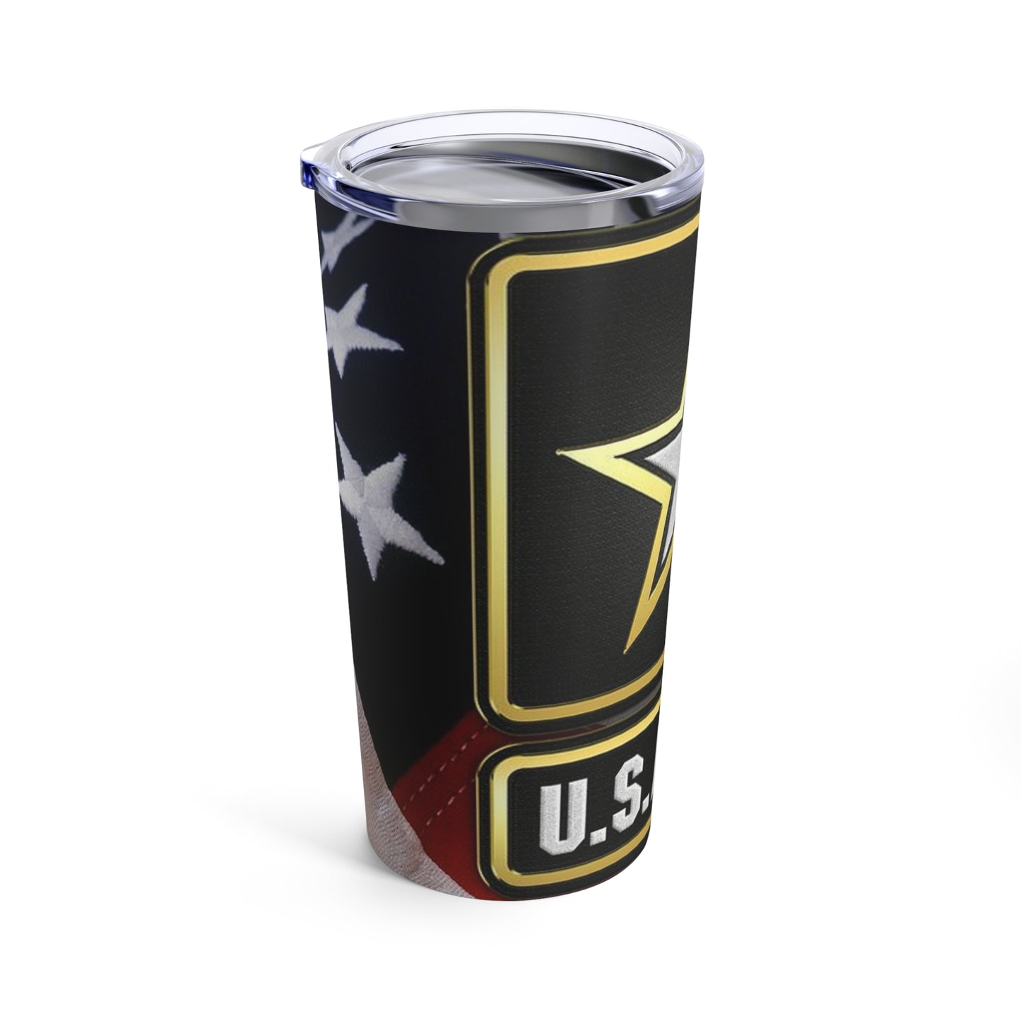 Army and American Flag 20oz