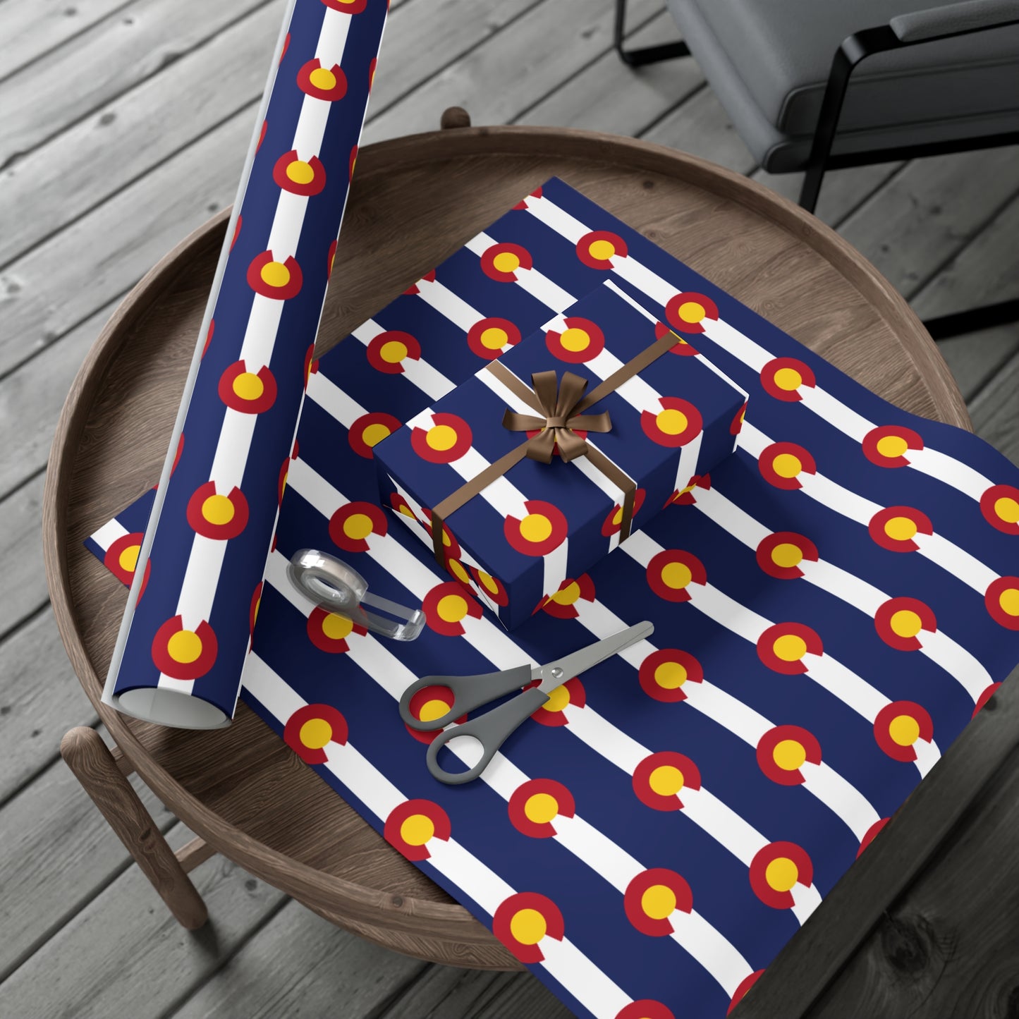 Colorado Flag Gift Wrap Papers