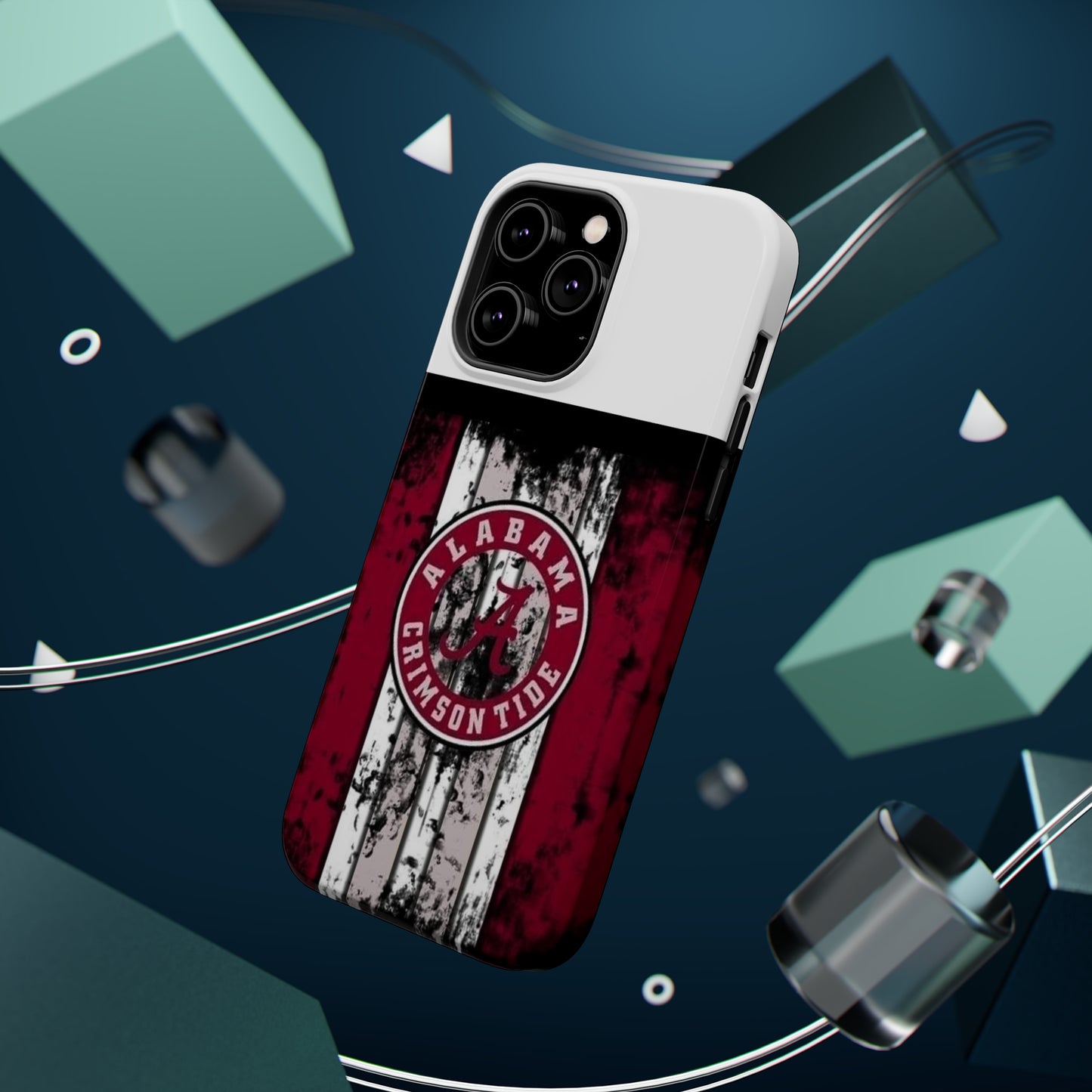 Alabama Crimson Tide MagSafe Tough Cases (White)