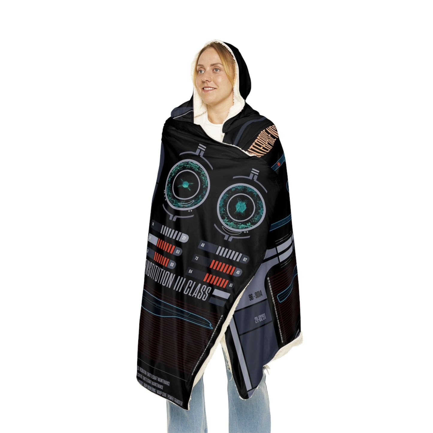 USS Enterprise G Console Snuggle Blanket
