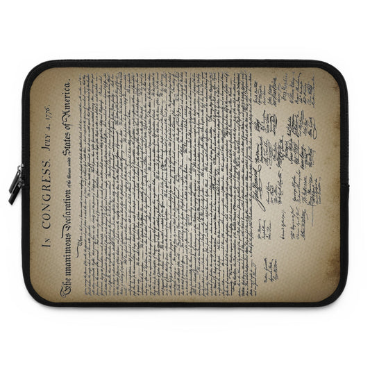 Declaration of Independence Laptop Sleeve