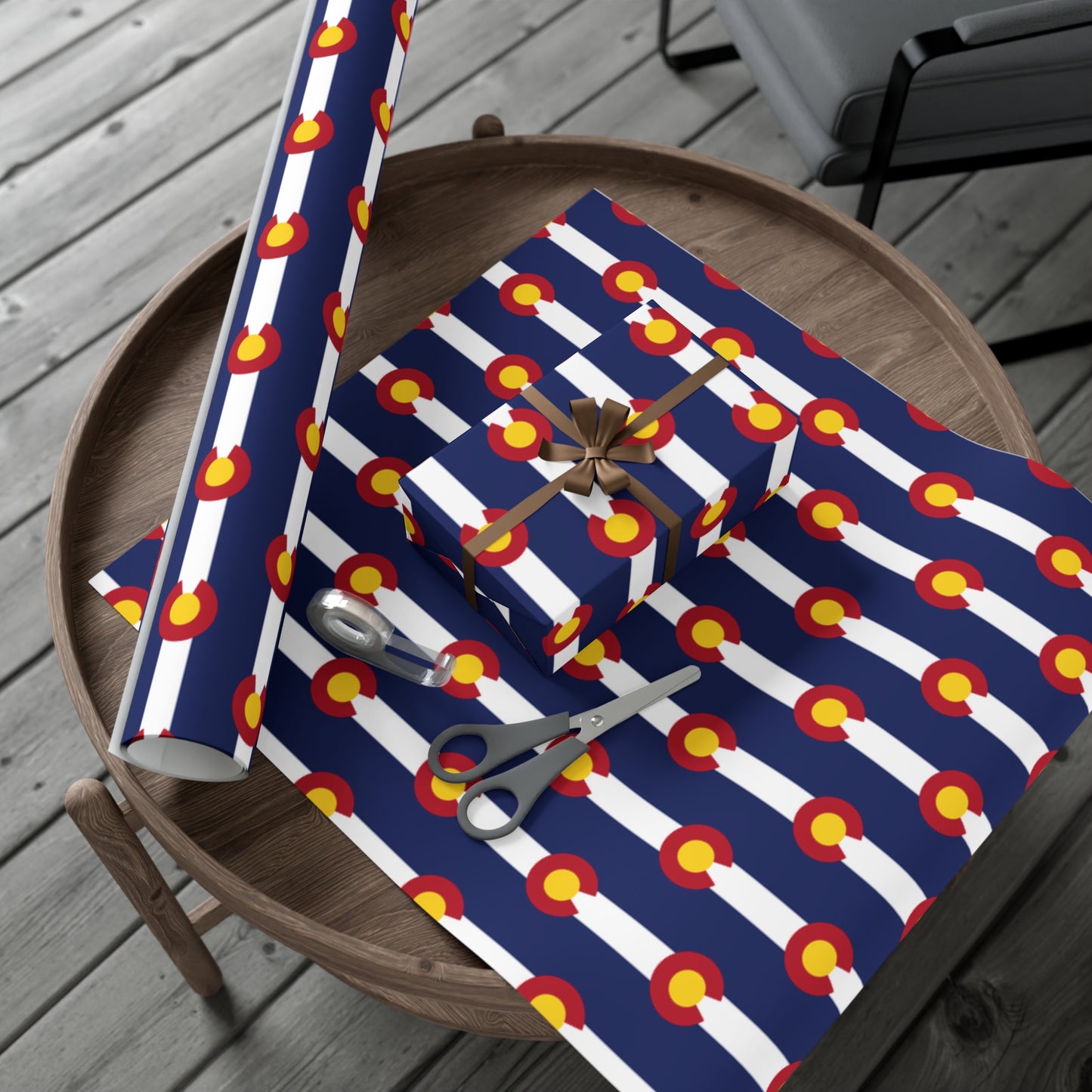 Colorado Flag Gift Wrap Papers