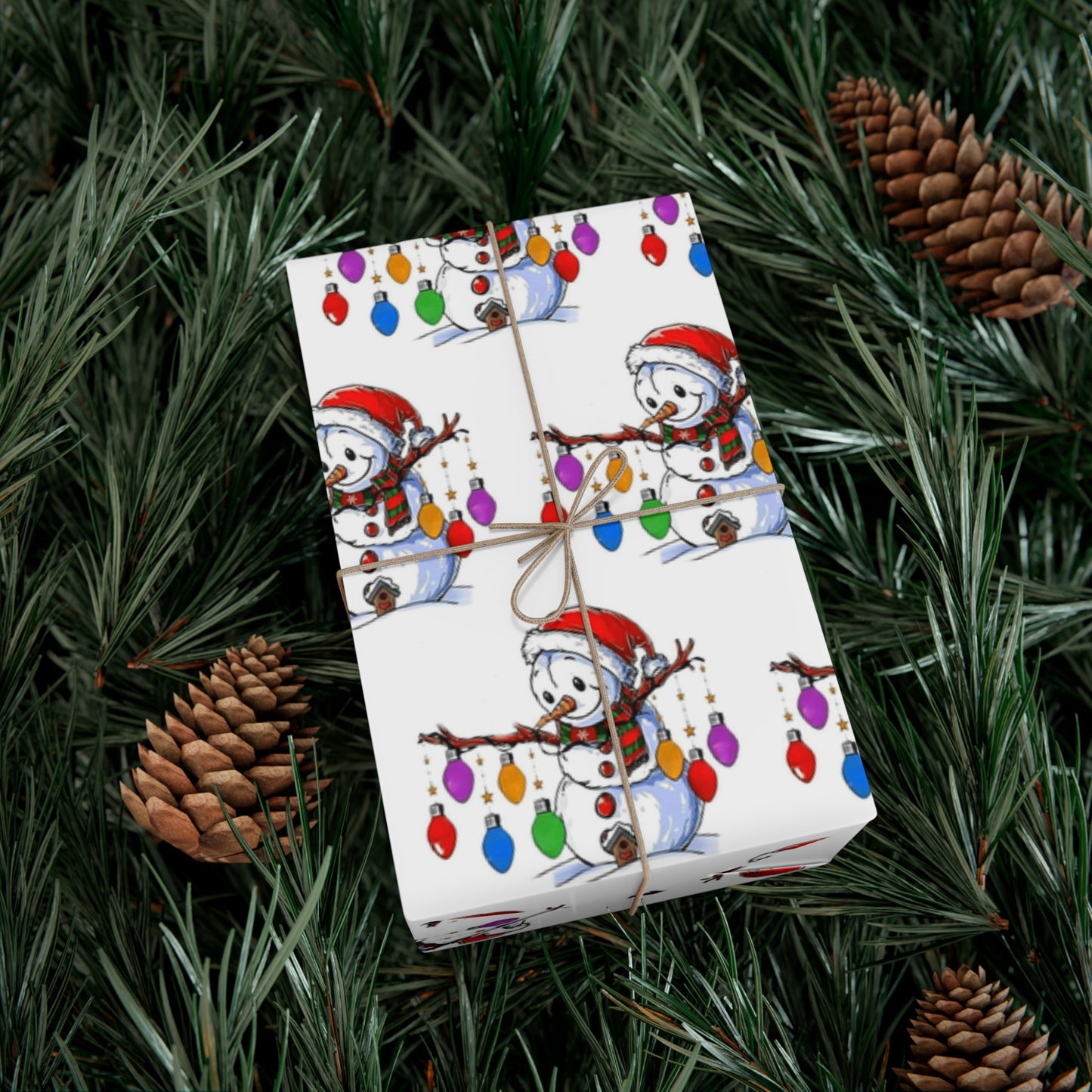 Snowman Gift Wrap Papers