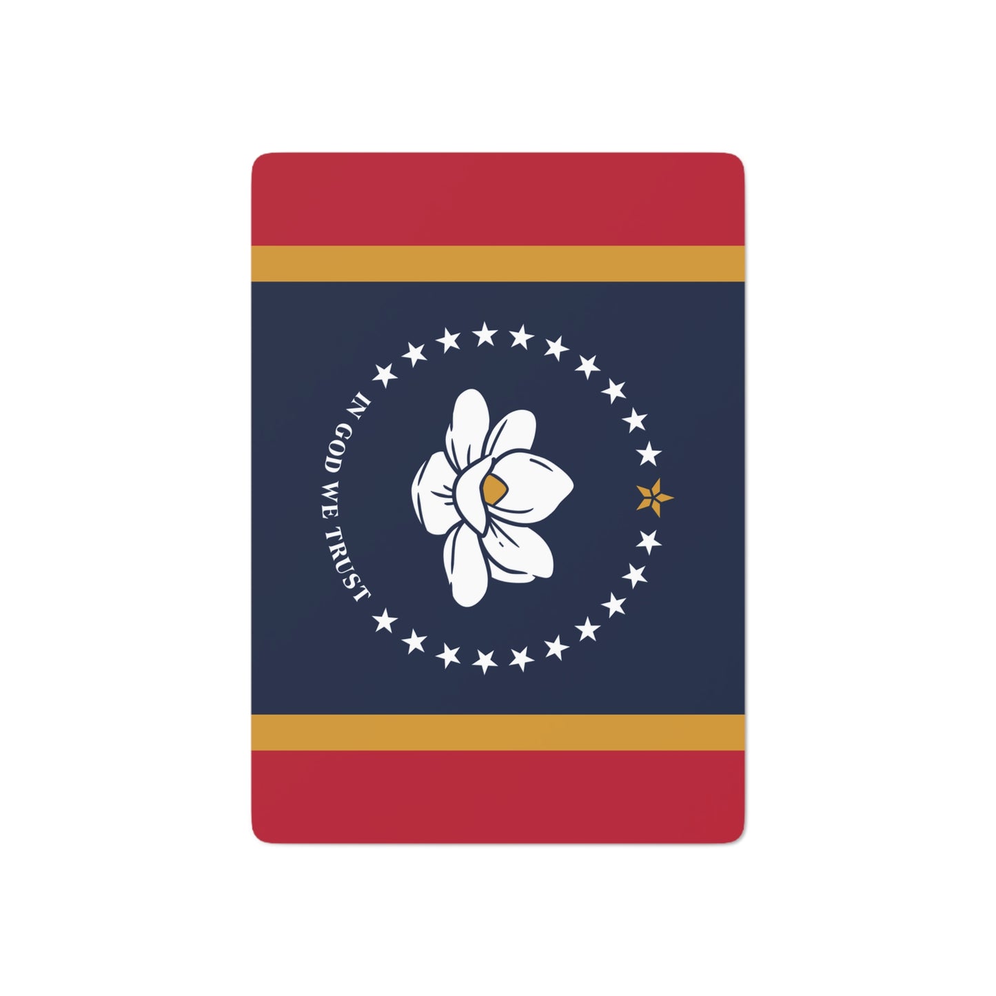 Mississippi State Flag Poker Cards