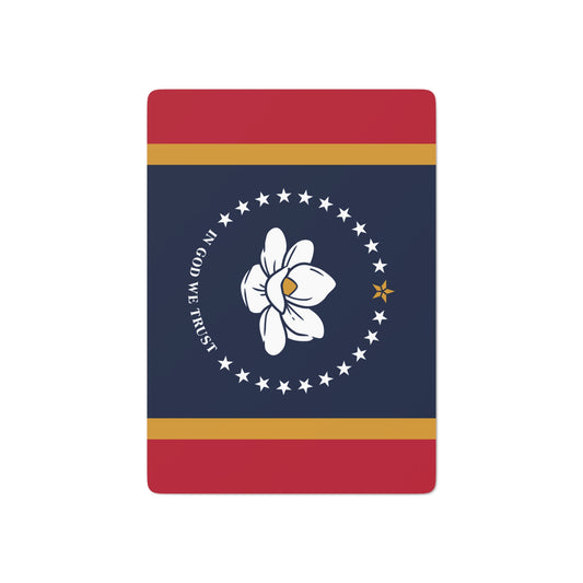 Mississippi State Flag Poker Cards