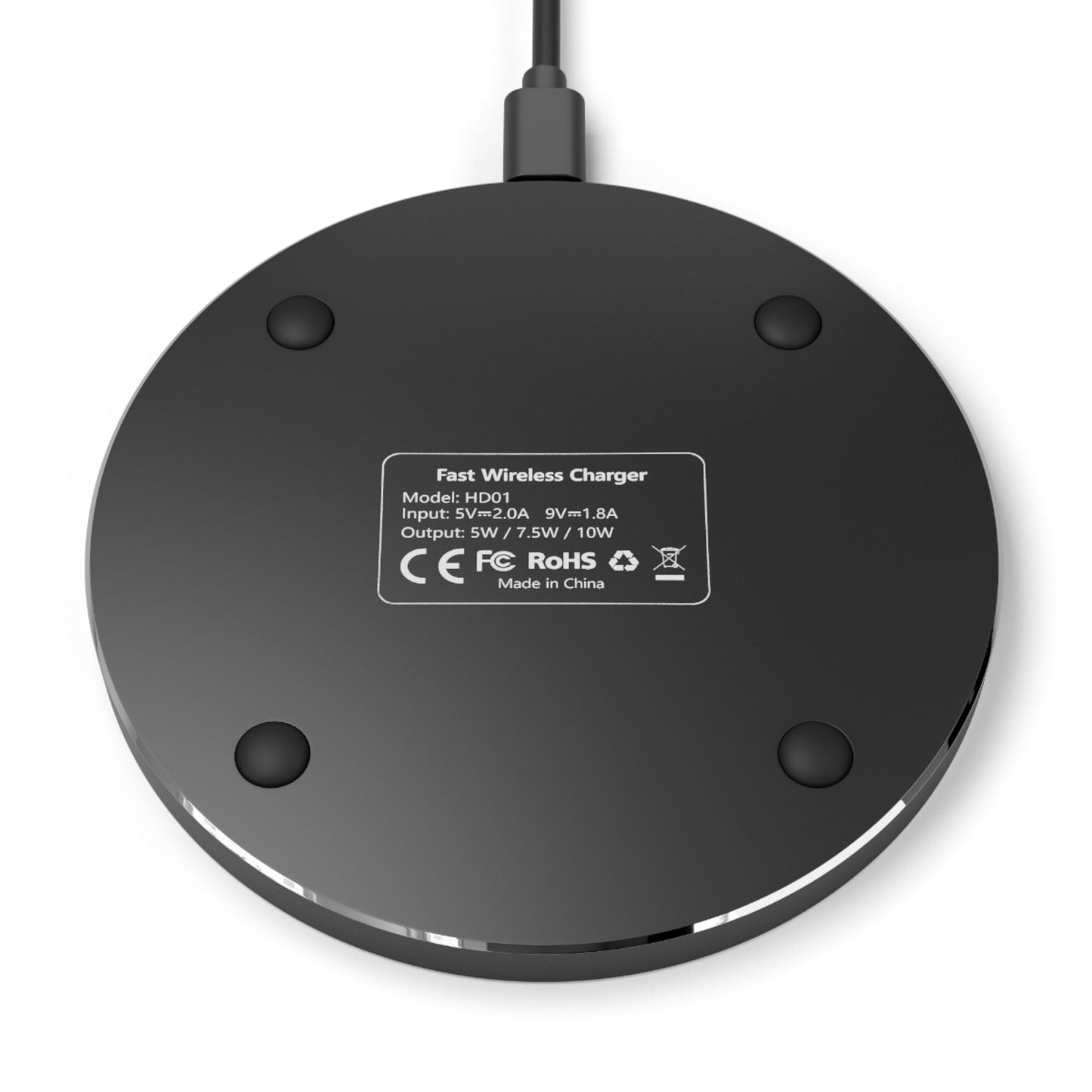 Wireless Charger for National Temp Masters | Fast Charging Pad, Tech Gift, Unique Desk Accessory, Personalized Charge Station