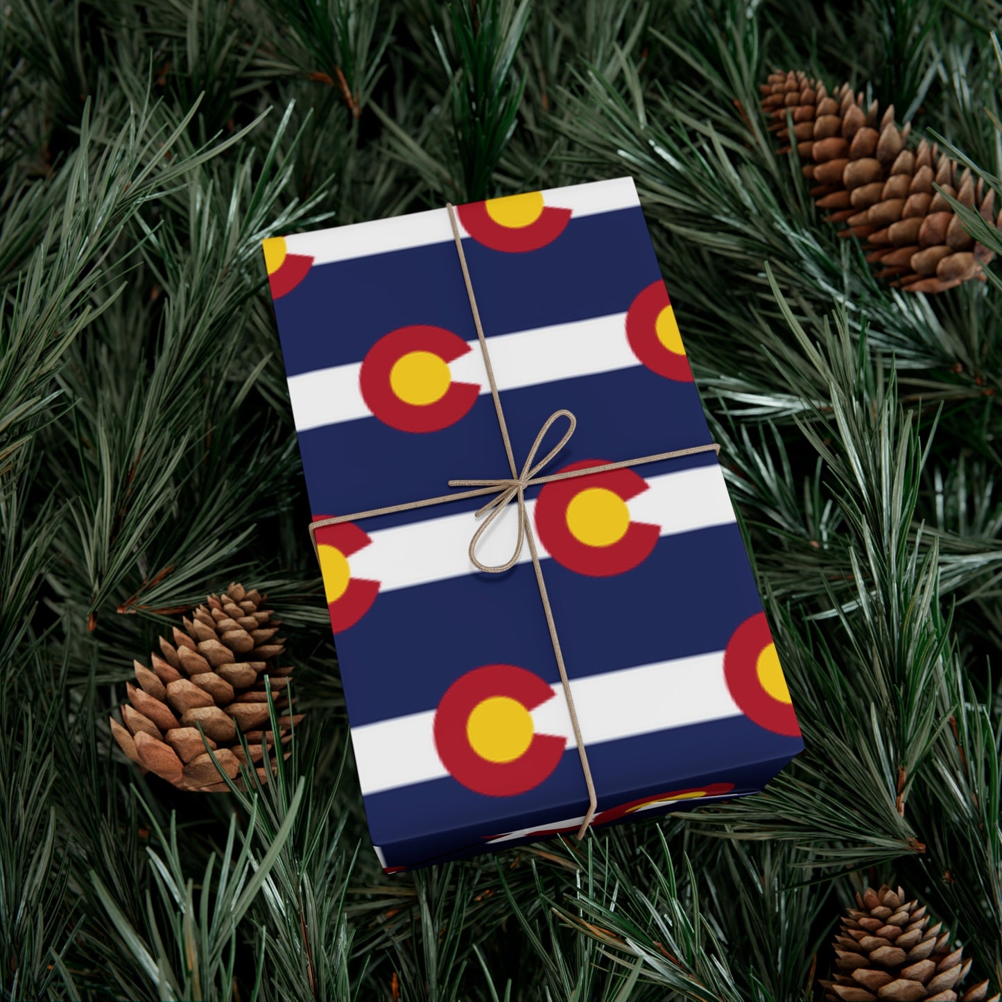 Colorado Flag Gift Wrap Papers
