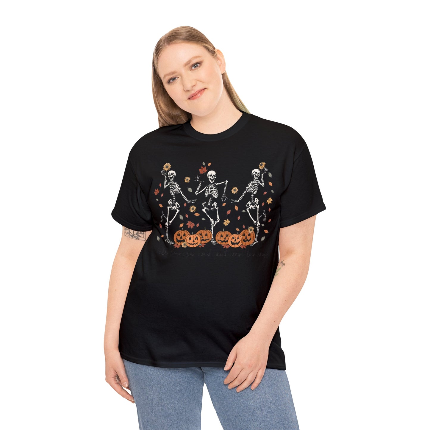 Skeleton Dance Unisex Heavy Cotton Tee