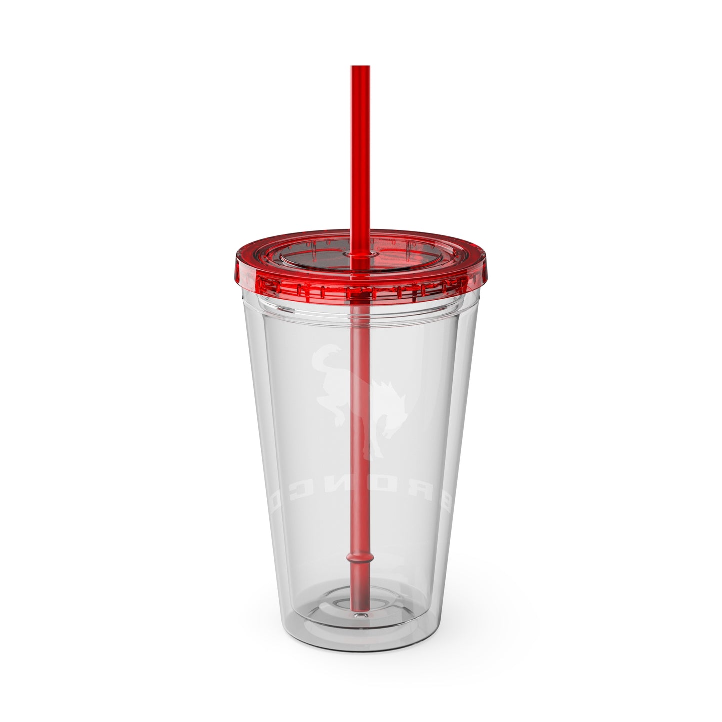 Bronco Sunsplash Tumbler and You Choose from 11 colors of Lid and with Straw, 16oz