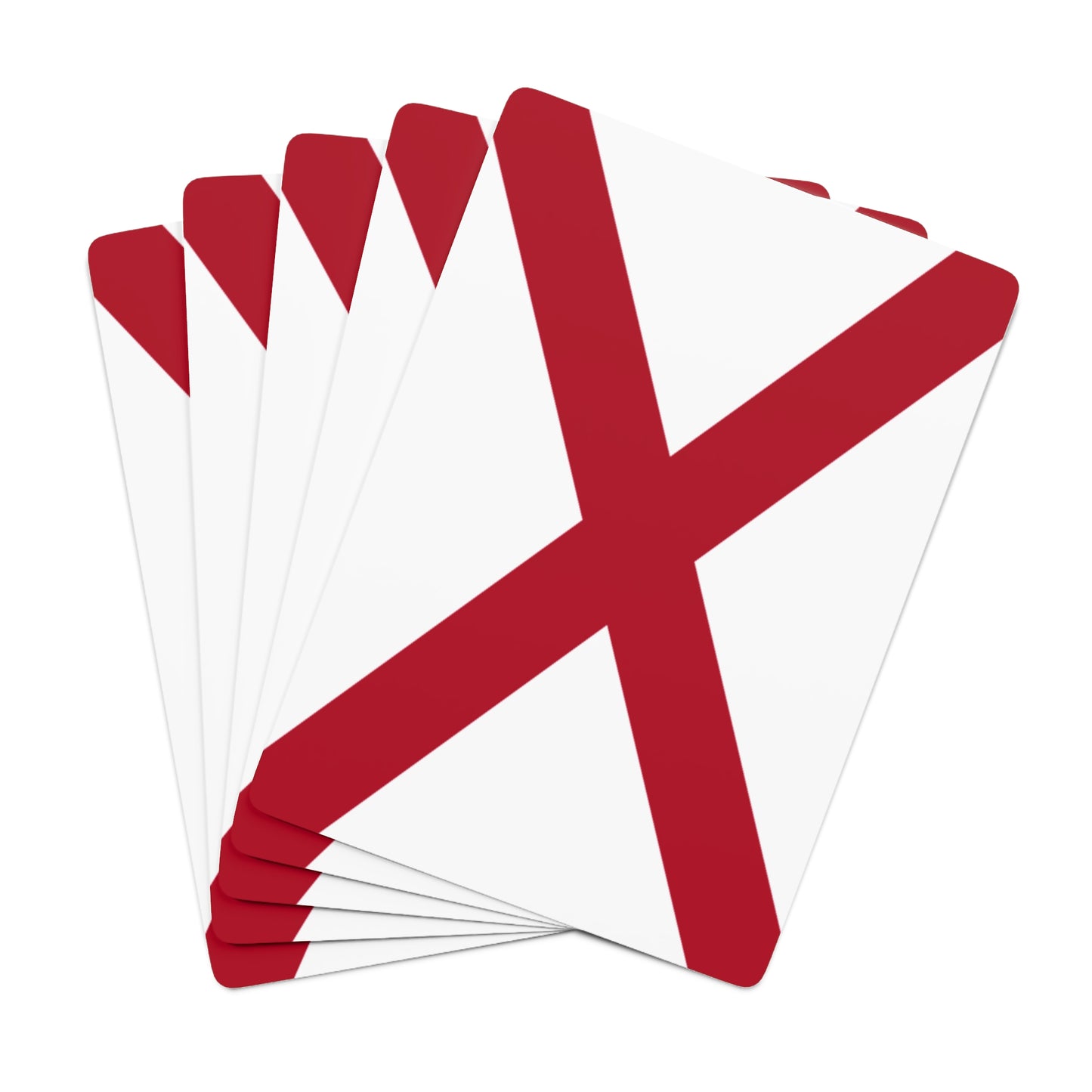 Alabama State Flag Poker Cards
