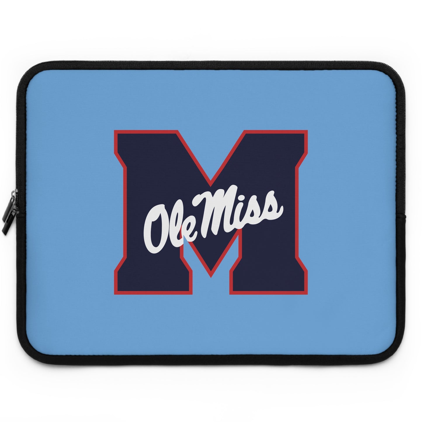Ole Miss "M" Laptop Sleeve Blue