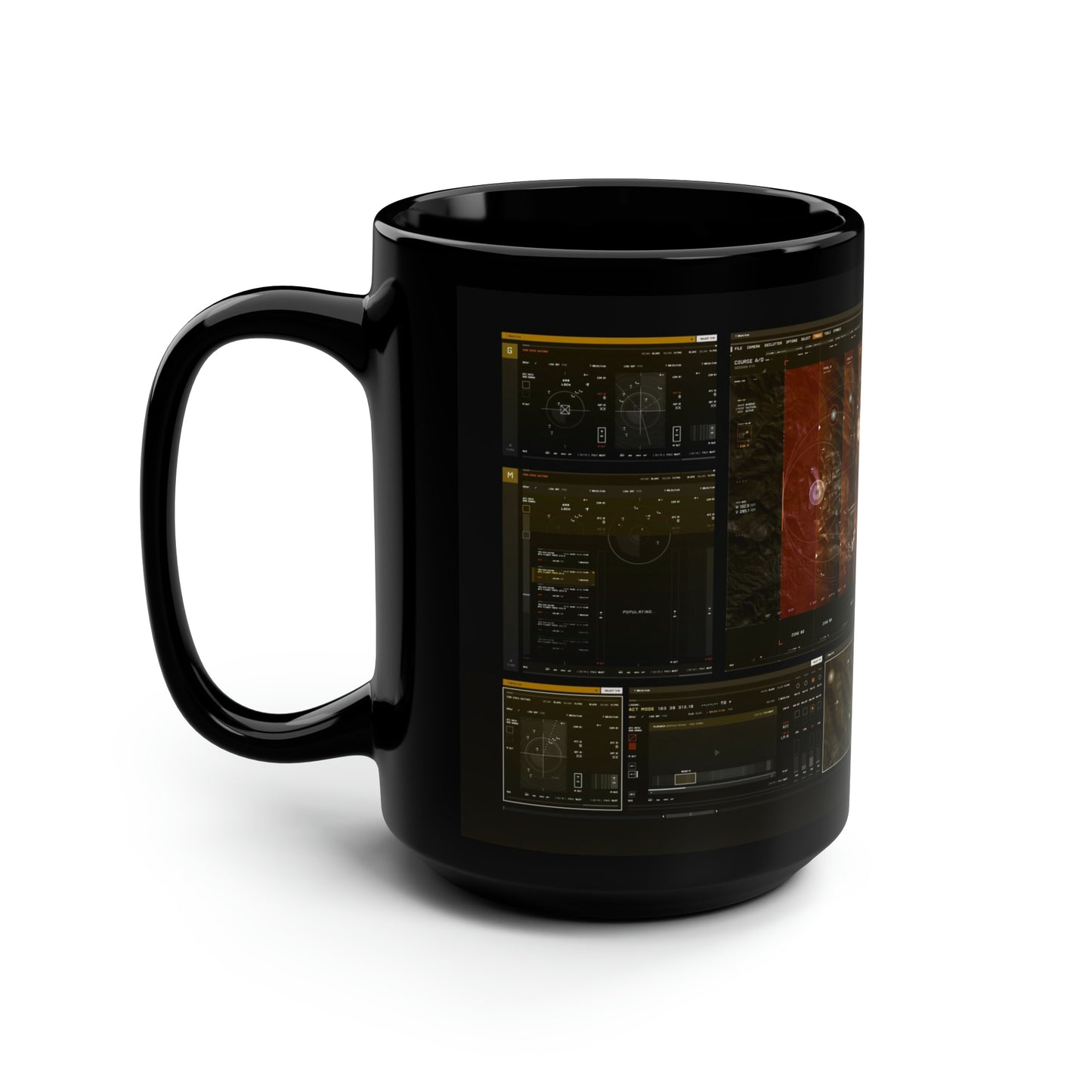 Top Gun Maverick Display Black Mug, 15oz