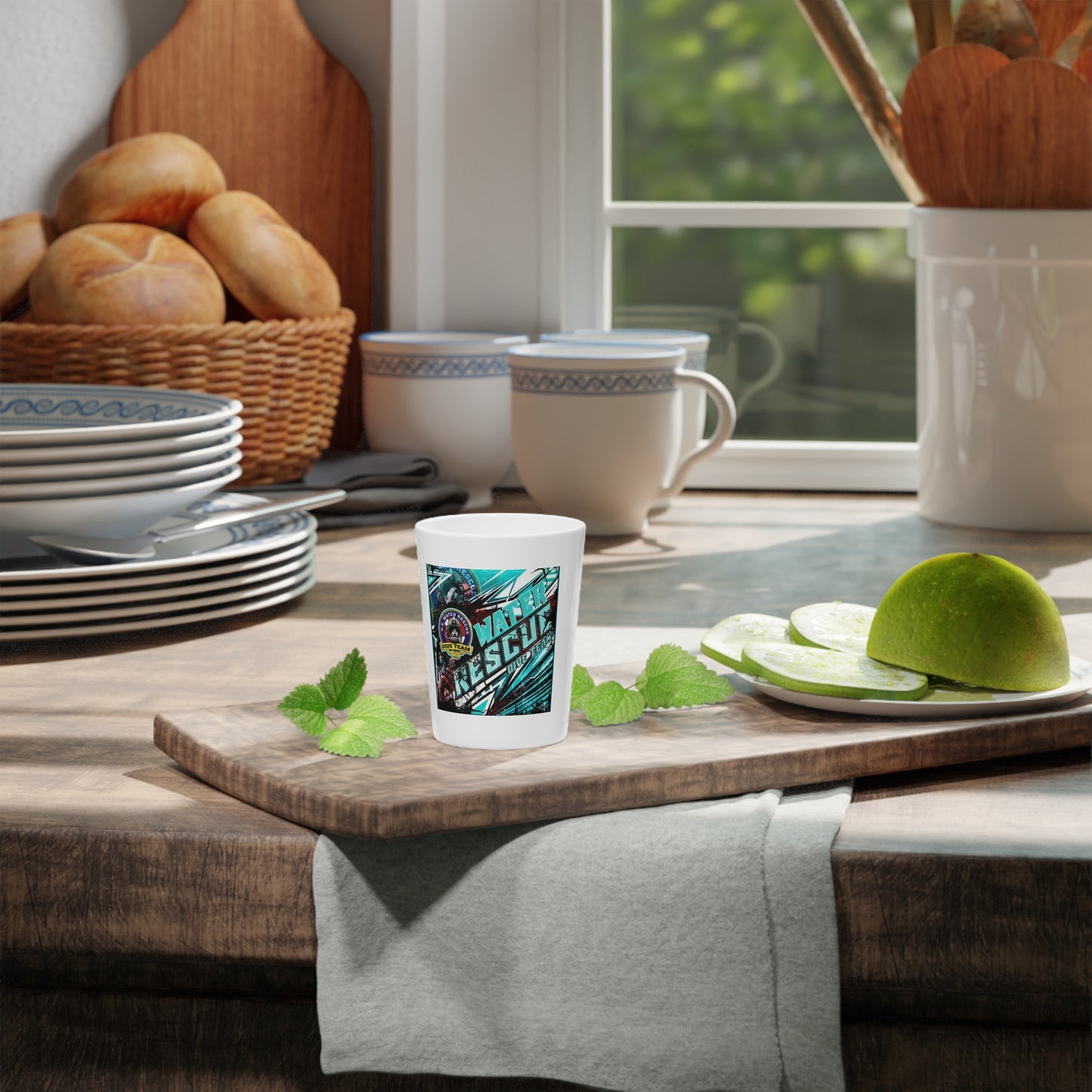 Water Rescue Dive Team Shot Glass