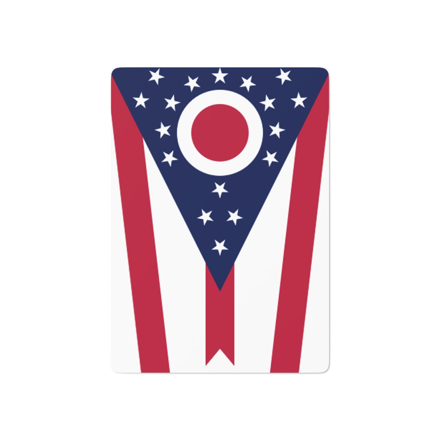 Ohio State Flag Poker Cards