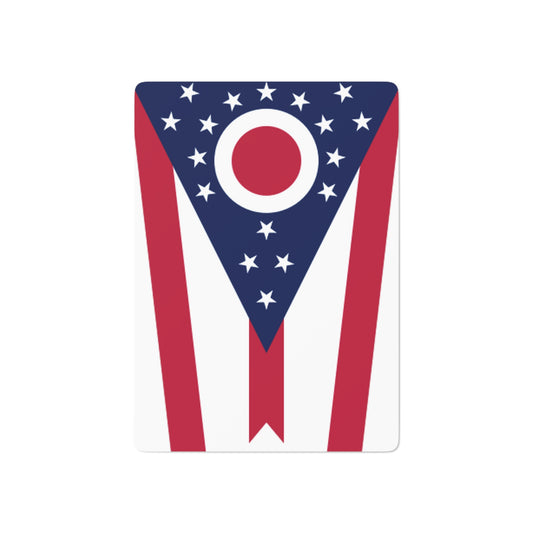 Ohio State Flag Poker Cards
