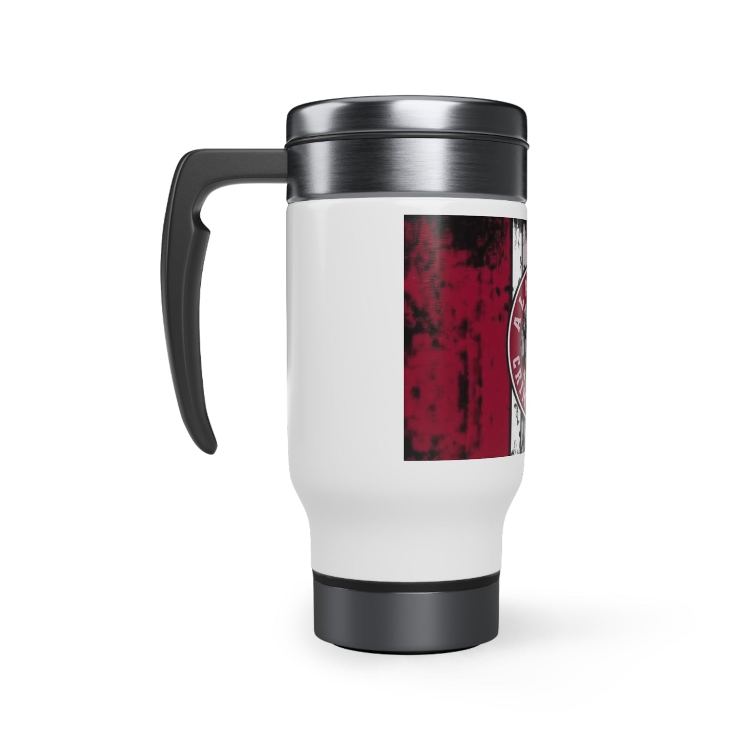 Alabama Crimson Tide Stainless Steel Travel Mug with Handle, 14oz