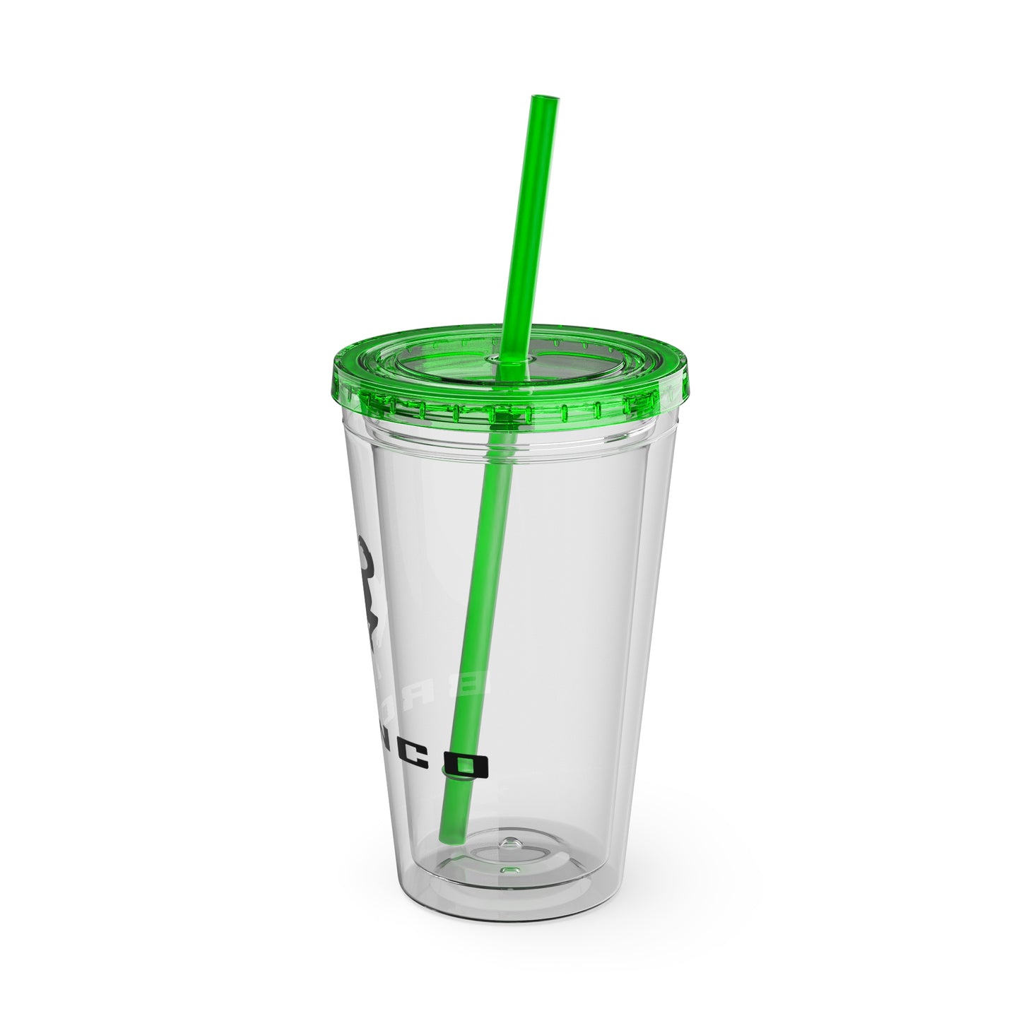 Bronco Sunsplash Tumbler and You Choose from 11 colors of Lid and with Straw, 16oz