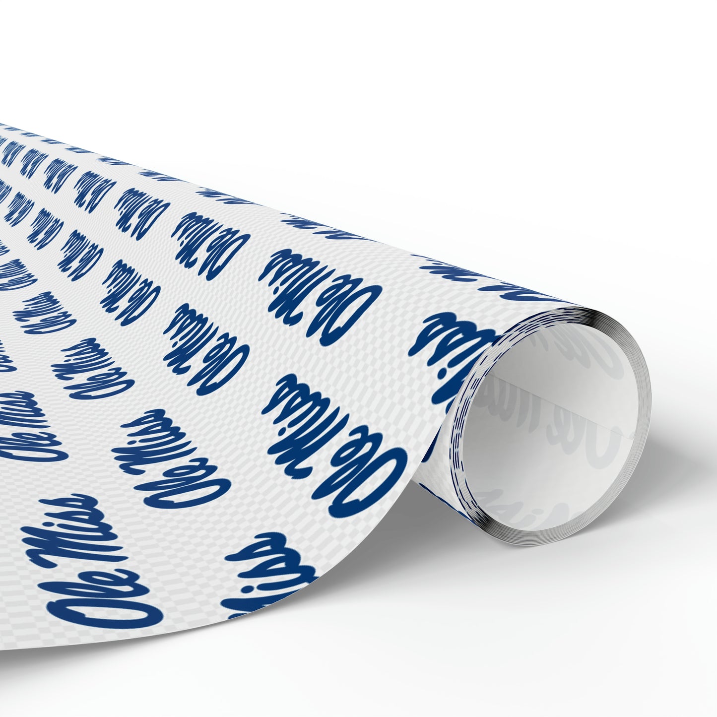 Ole Miss (Blue Writing) Wrapping Papers