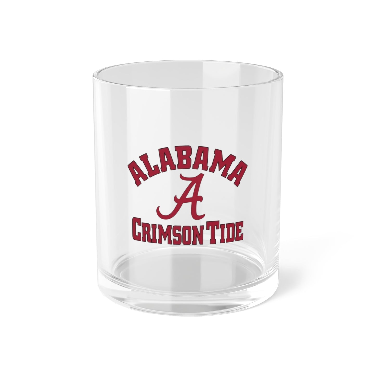 Alabama Crimson Tide Bar Glass