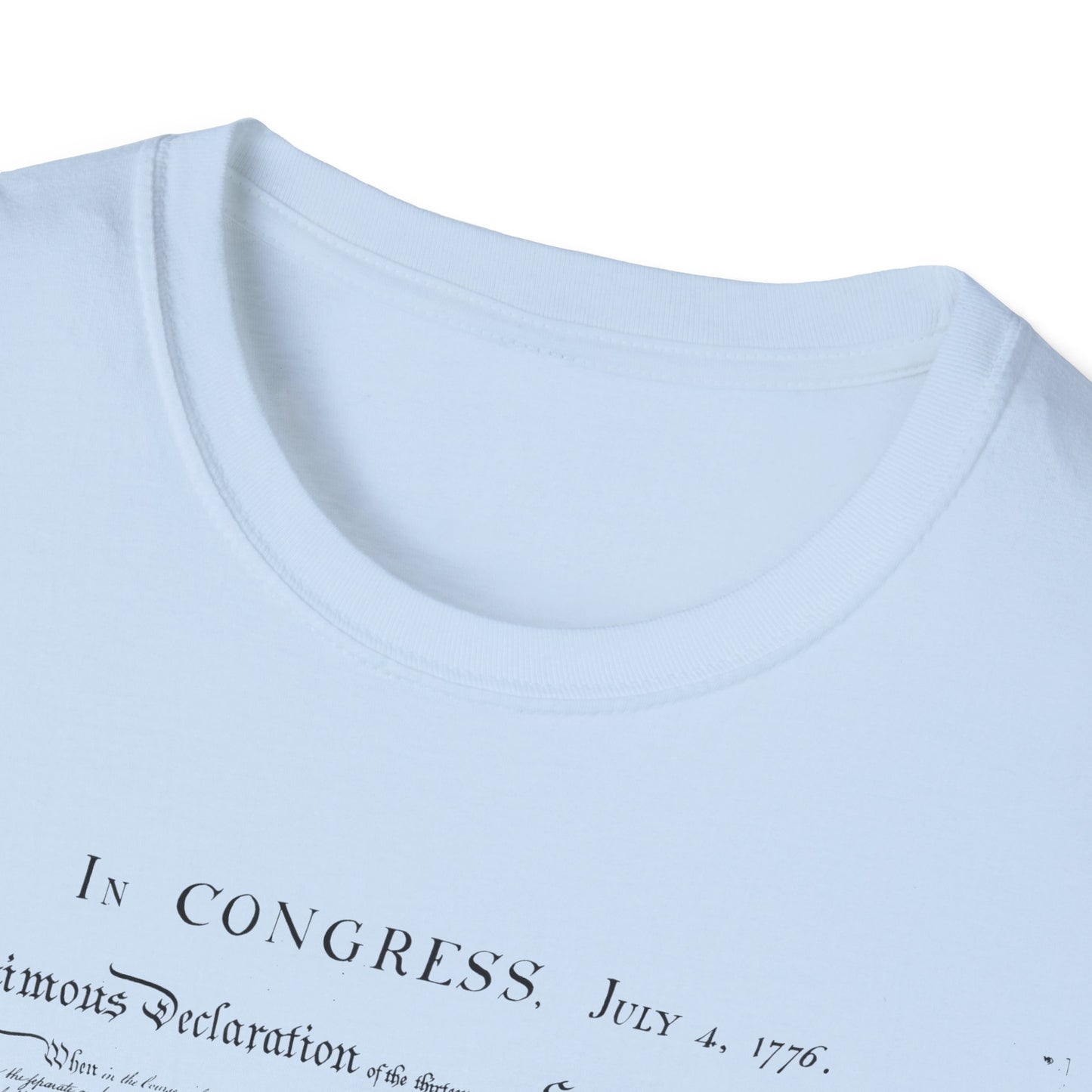 Declaration of Independence  Unisex Softstyle T-Shirt
