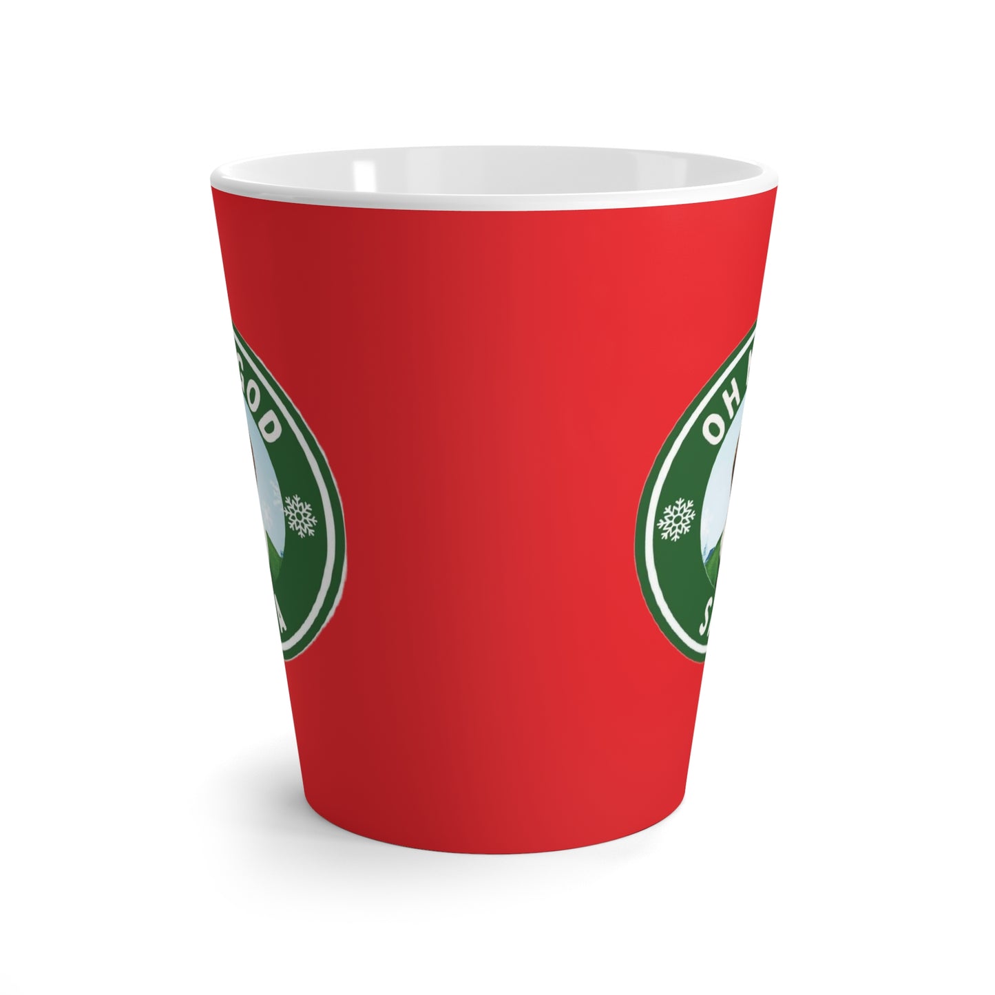 Oh my God Santa Latte Mug