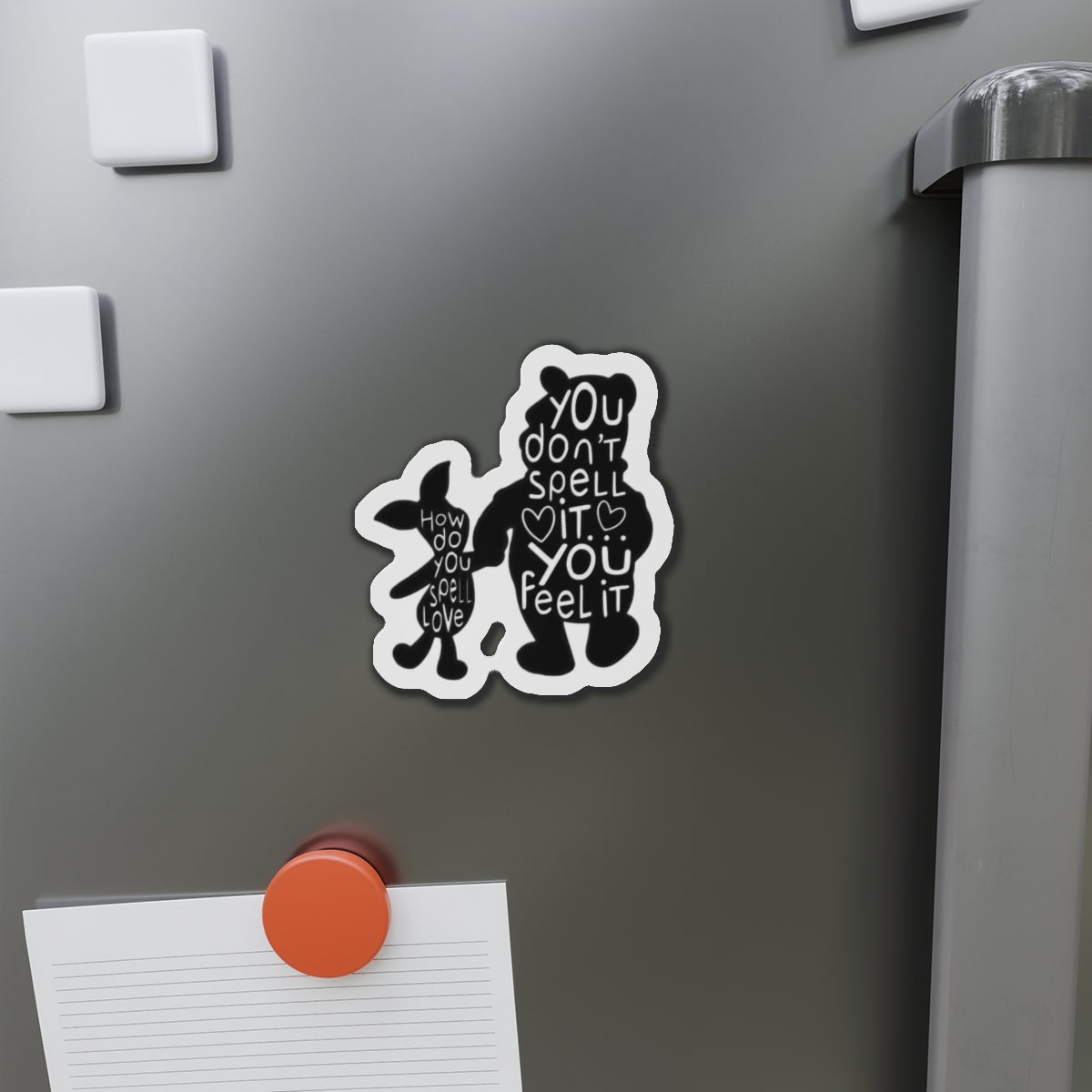Pooh & Piglet Die-Cut Magnets