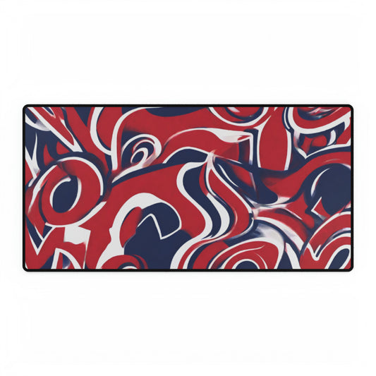 Ole Miss Abstract Desk Mat