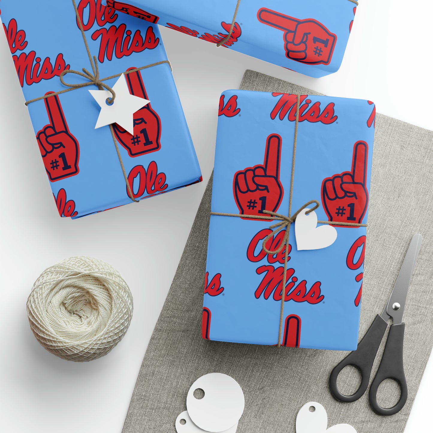 Ole Miss #1 (Blue) Wrapping Papers