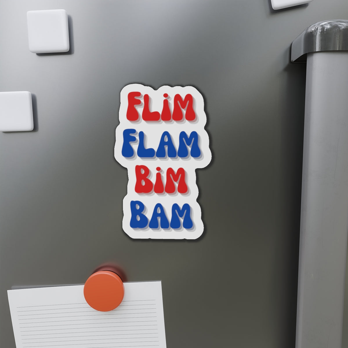 Flim Flam Bim Bam Die-Cut Magnets