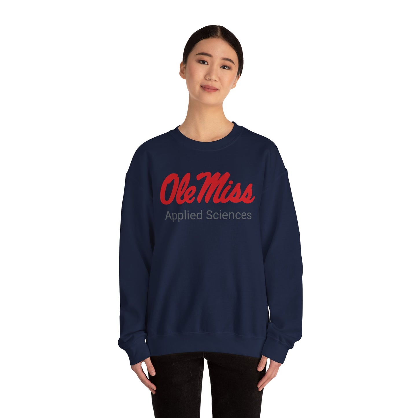 Ole Miss Applied Sciences Unisex Heavy Blend™ Crewneck Sweatshirt