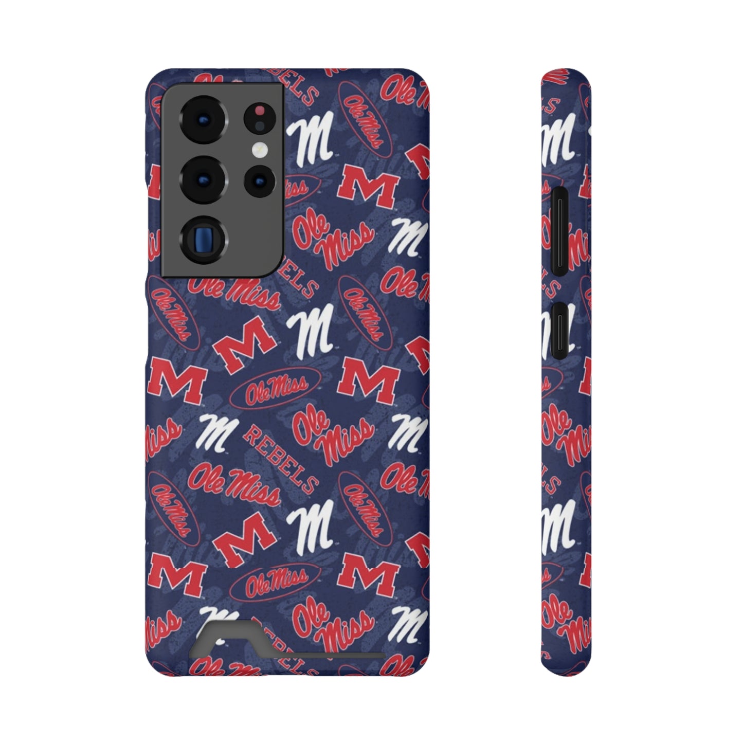 Ole Miss Phone Case With Card Holder