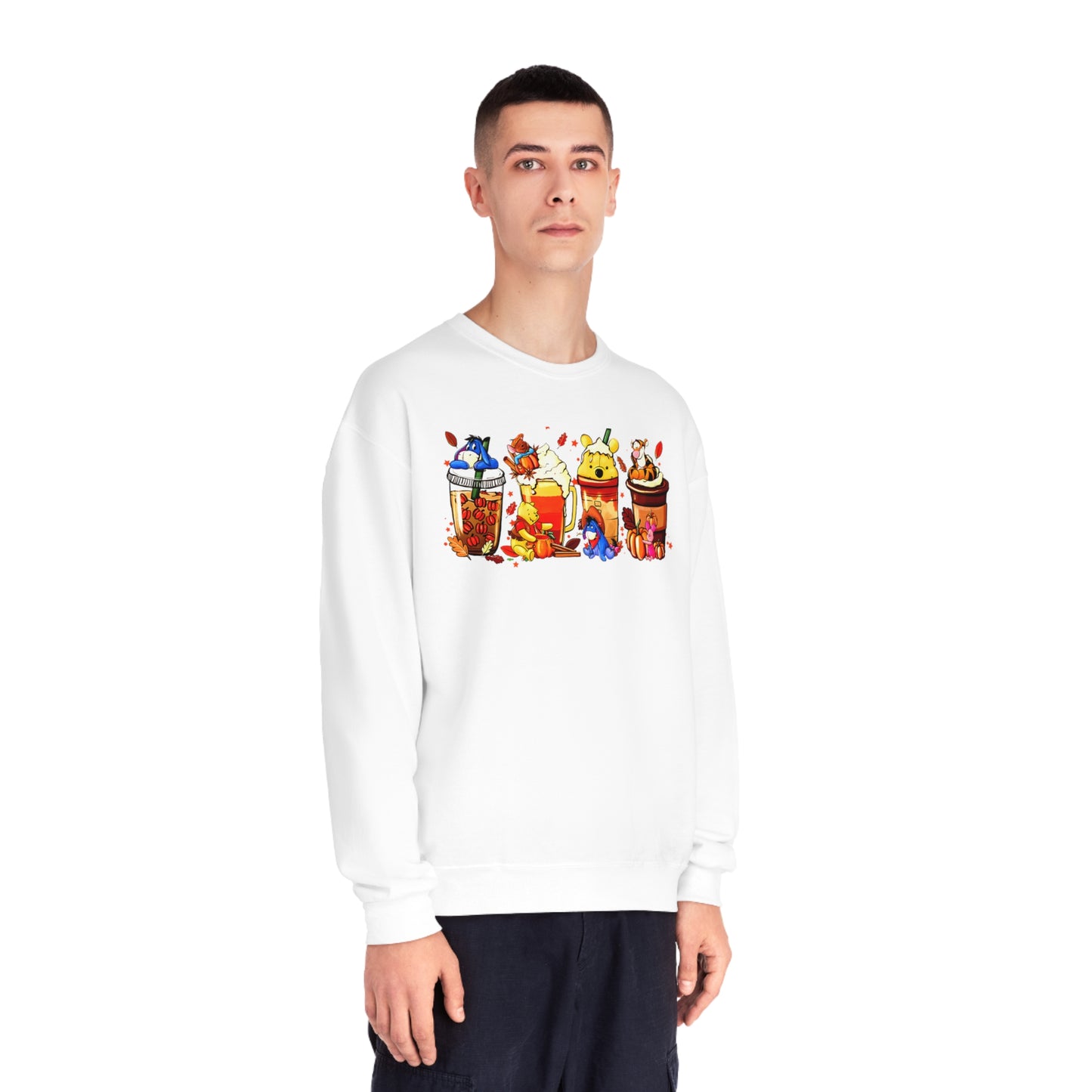 Pooh Bear Latte Unisex NuBlend® Crewneck Sweatshirt