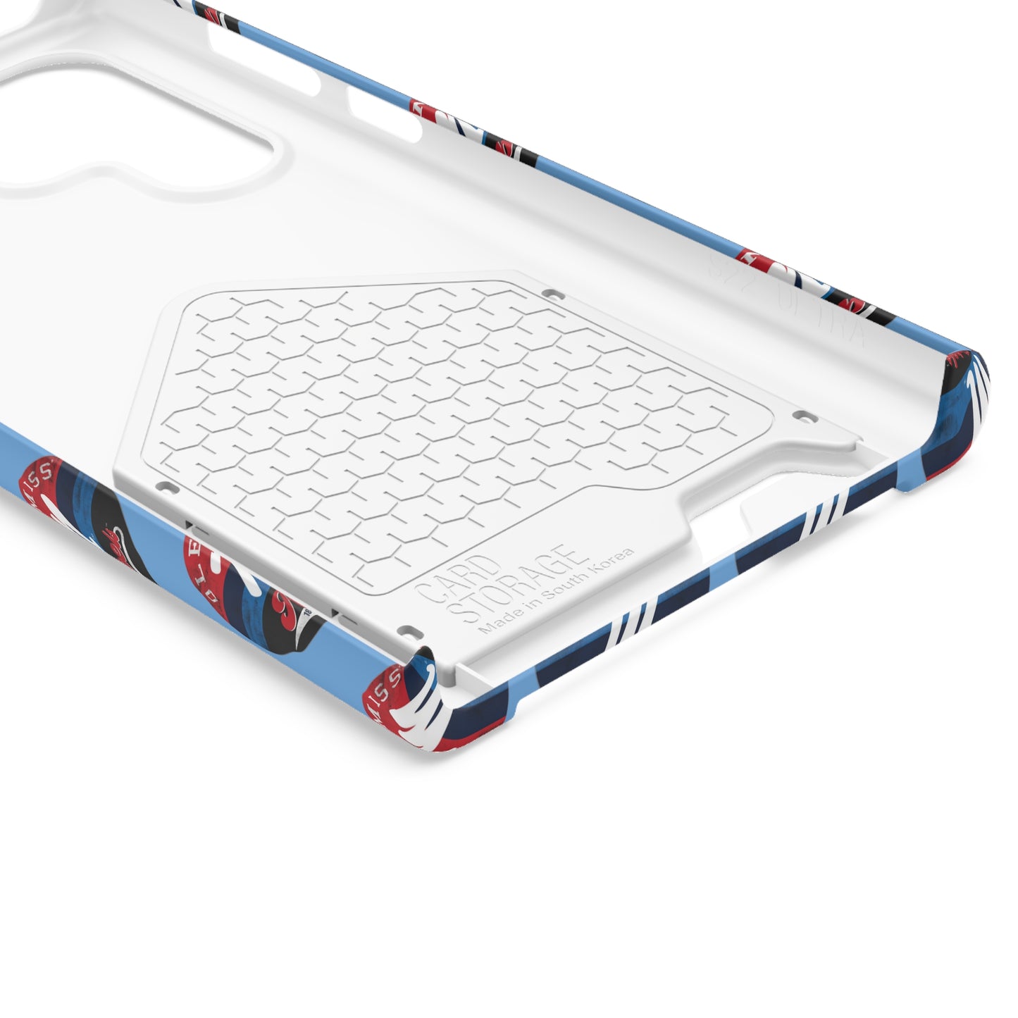 iPhone and Samsung Ole Miss "M" Rebels 1848 (BLUE) Phone Case With Card Holder