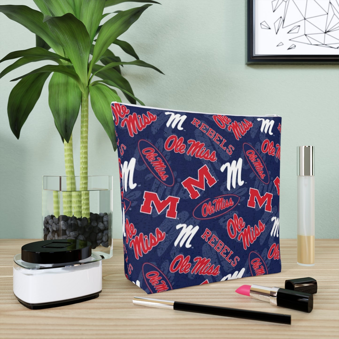 Ole Miss Cotton Cosmetic Bag