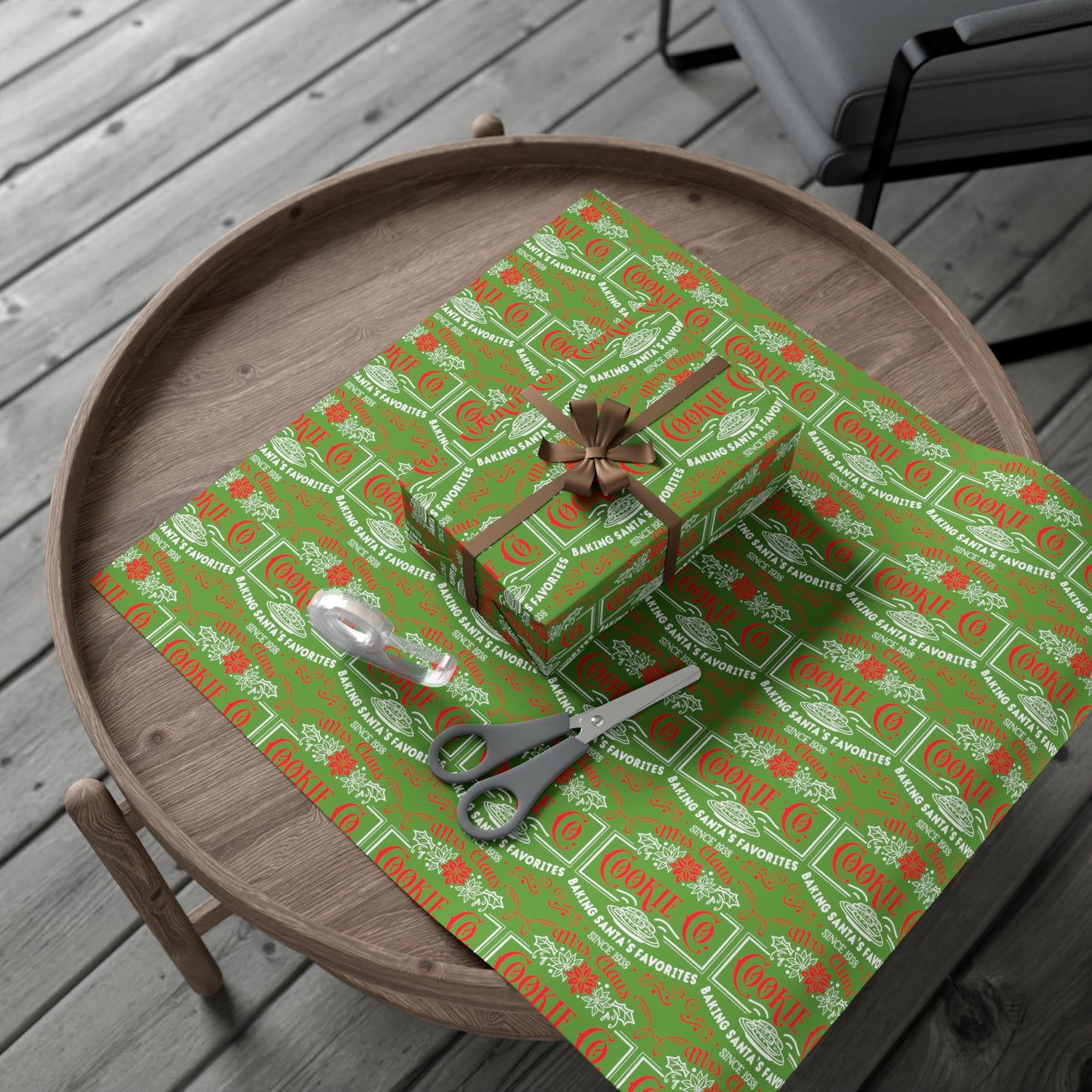 Mrs. Clause Cookie Company Gift Wrap Papers