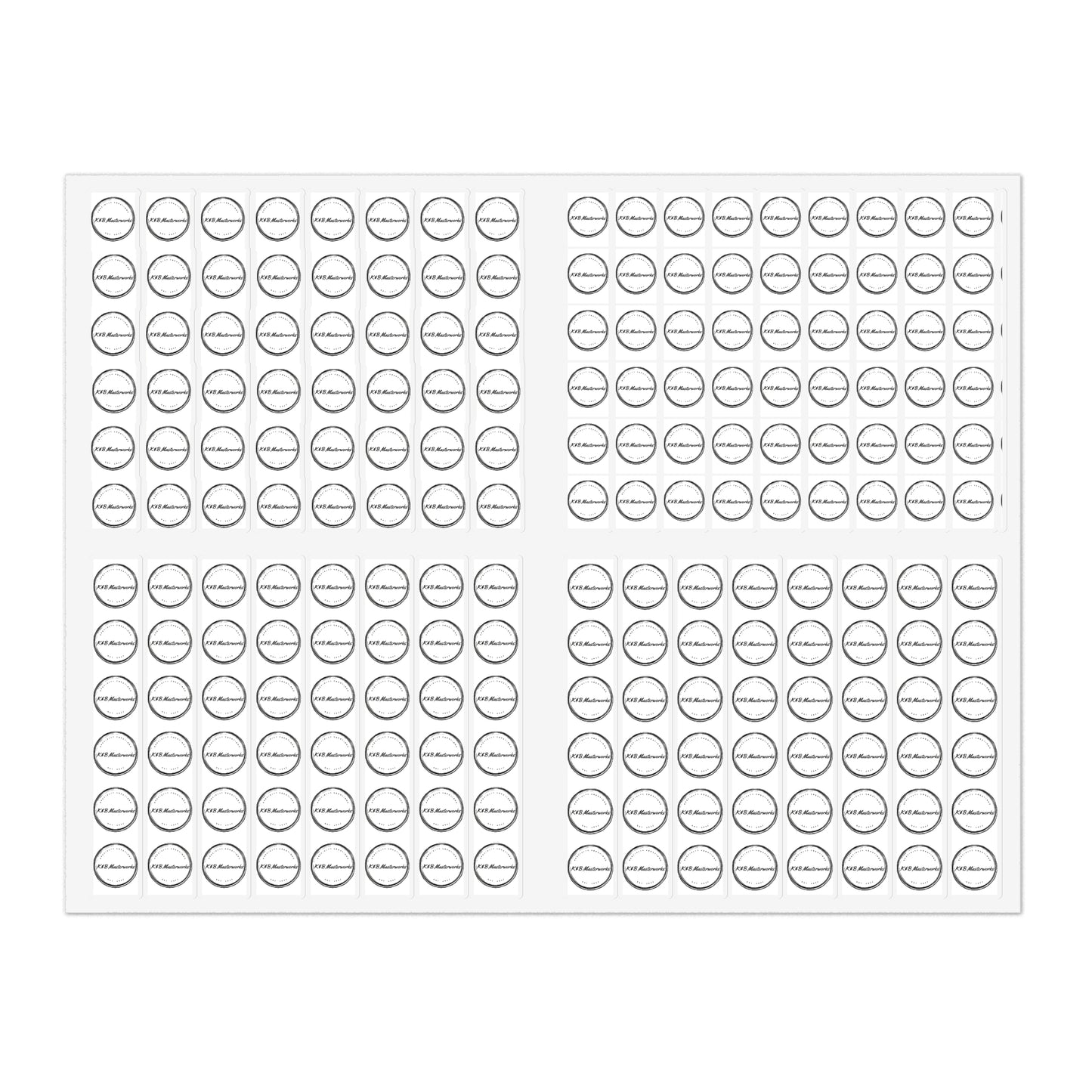 K&B Masterworks Sticker Sheets