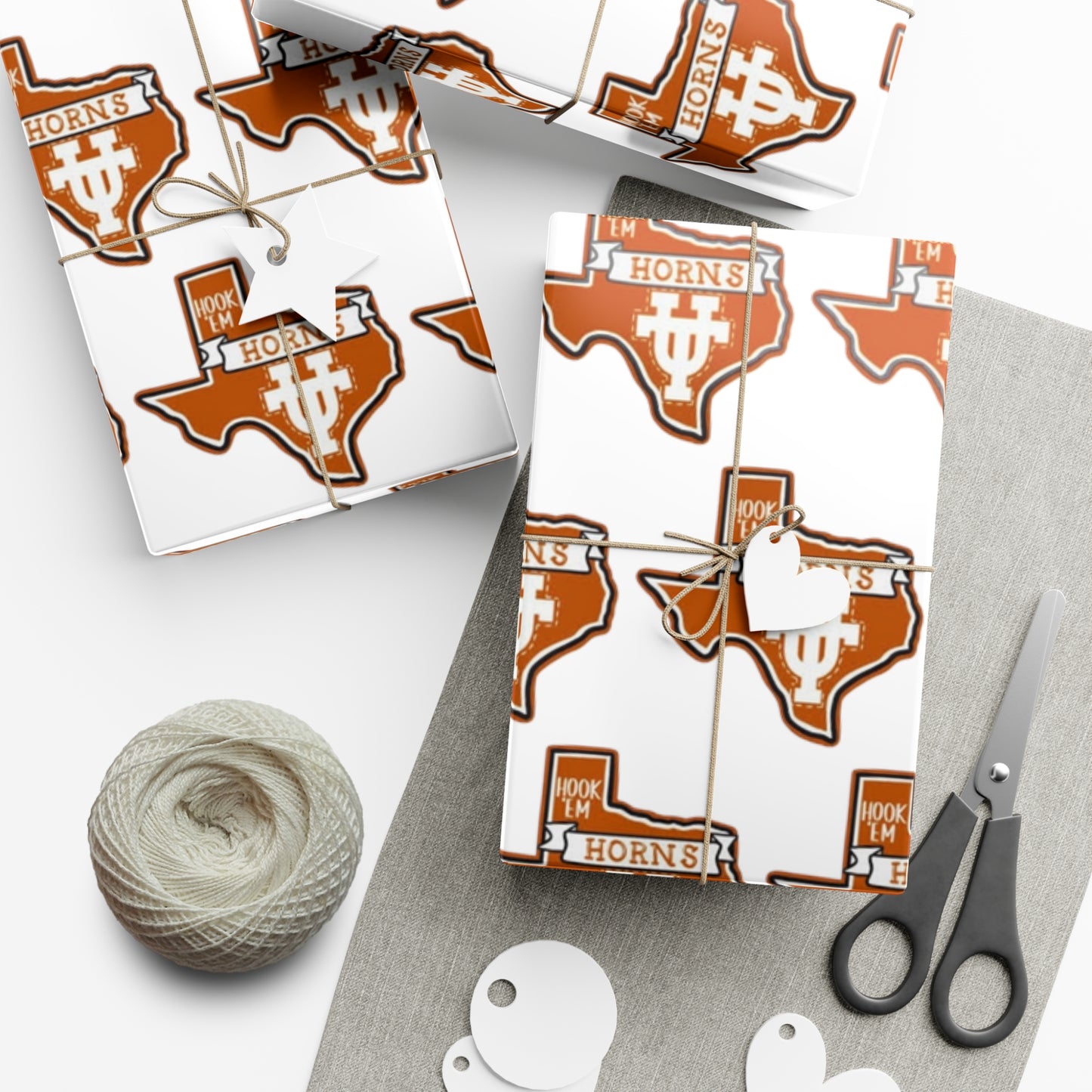 Hook em Horns UT Gift Wrap Papers