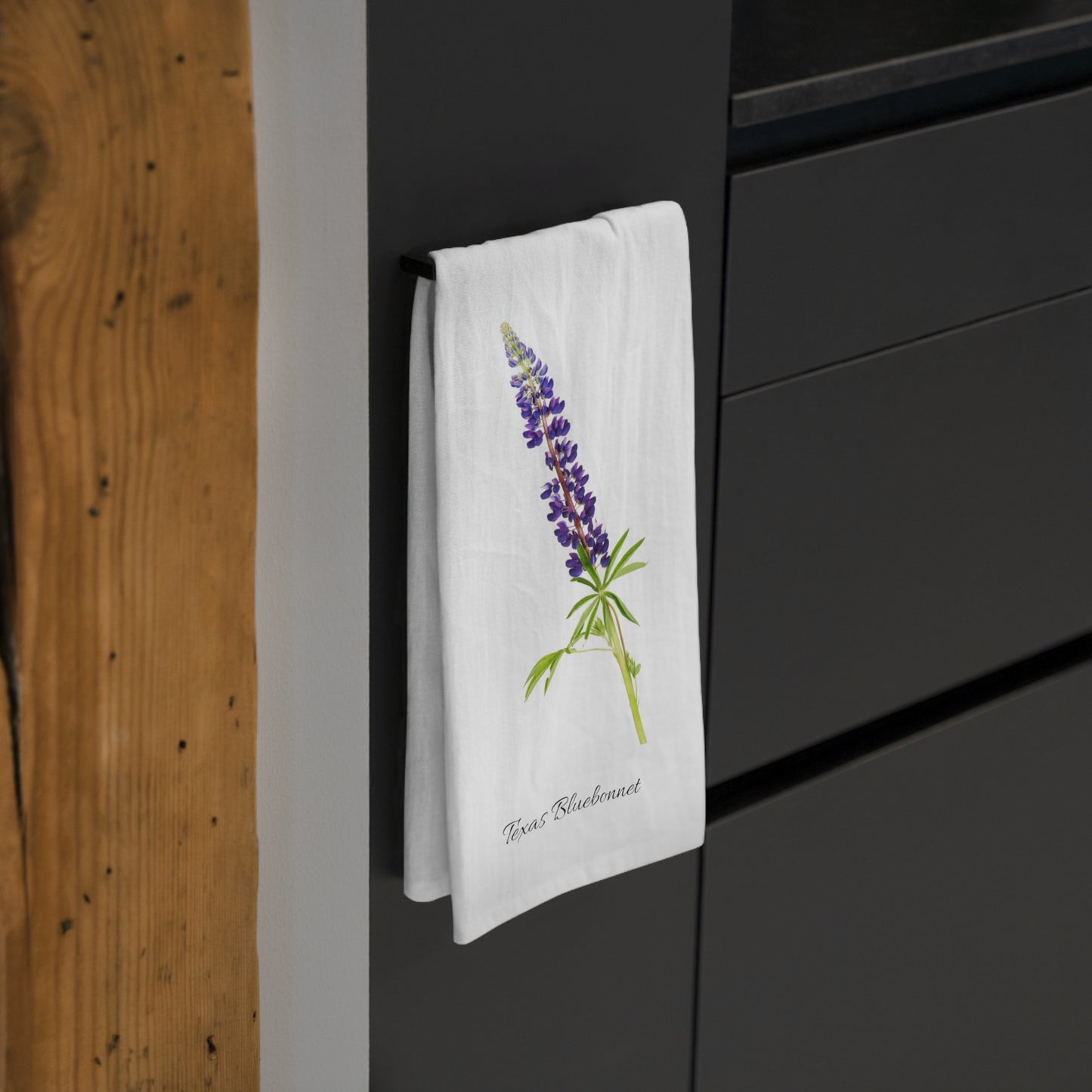 Texas Bluebonnet Flower Tea Towel