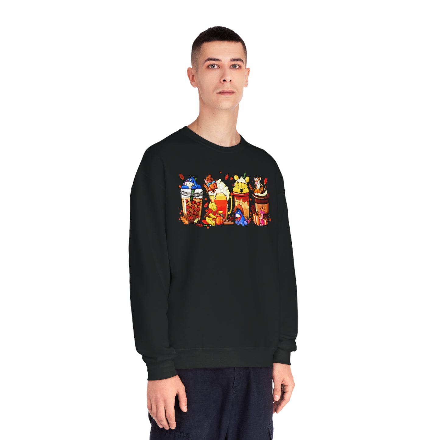 Pooh Bear Latte Unisex NuBlend® Crewneck Sweatshirt