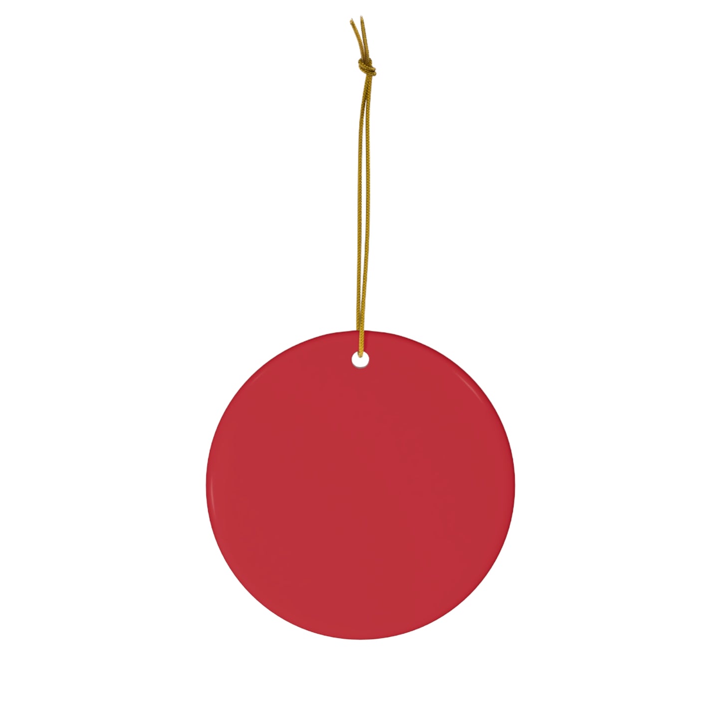 M Ceramic Ornament, 1-Pack