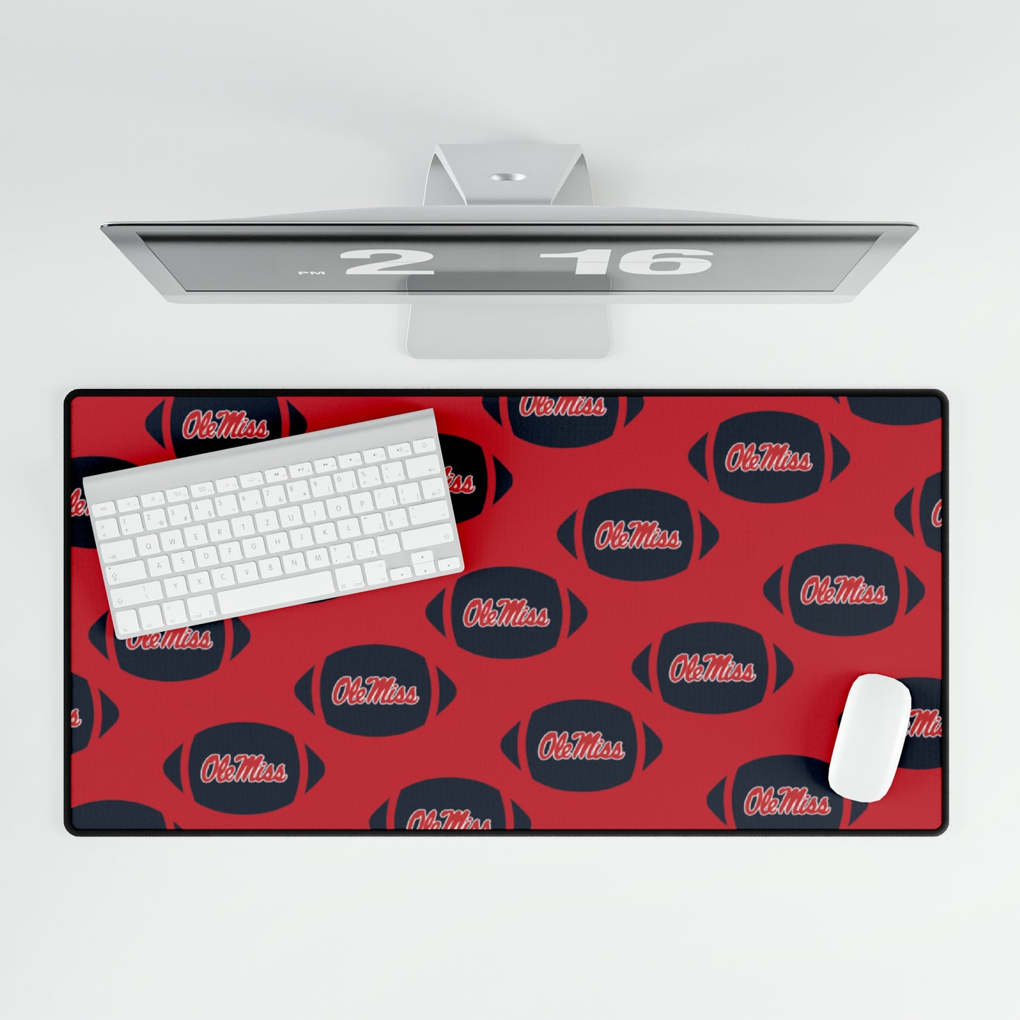 Ole Miss Football Desk Mat (Red)