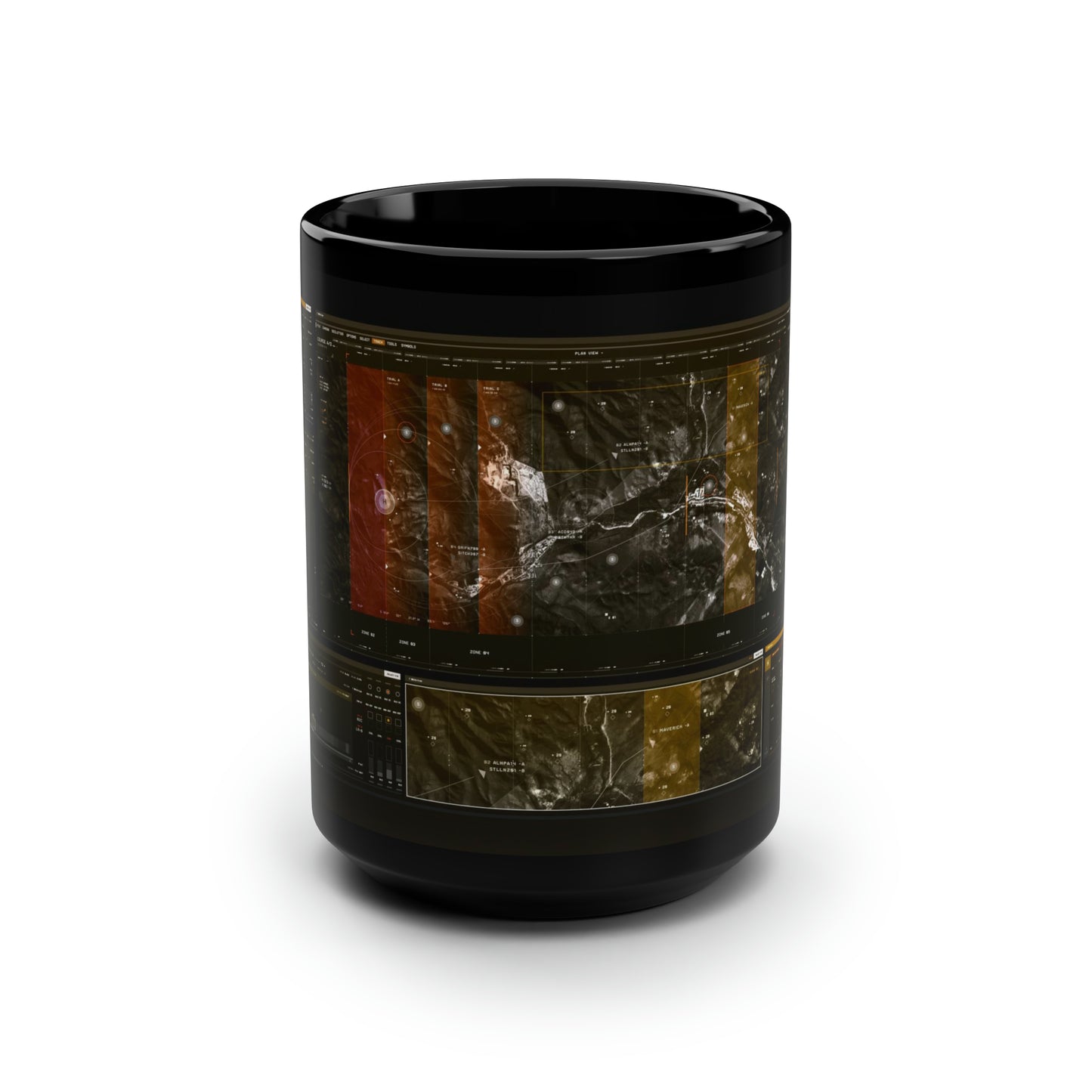 Top Gun Maverick Display Black Mug, 15oz