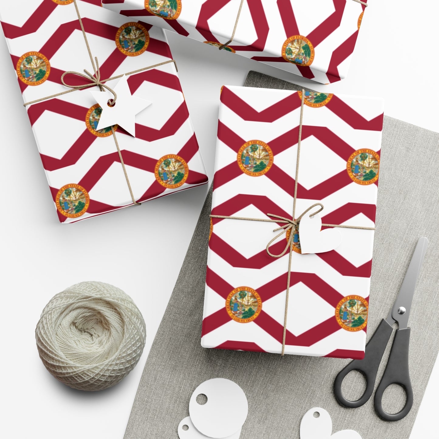 Florida Flag Gift Wrap Papers