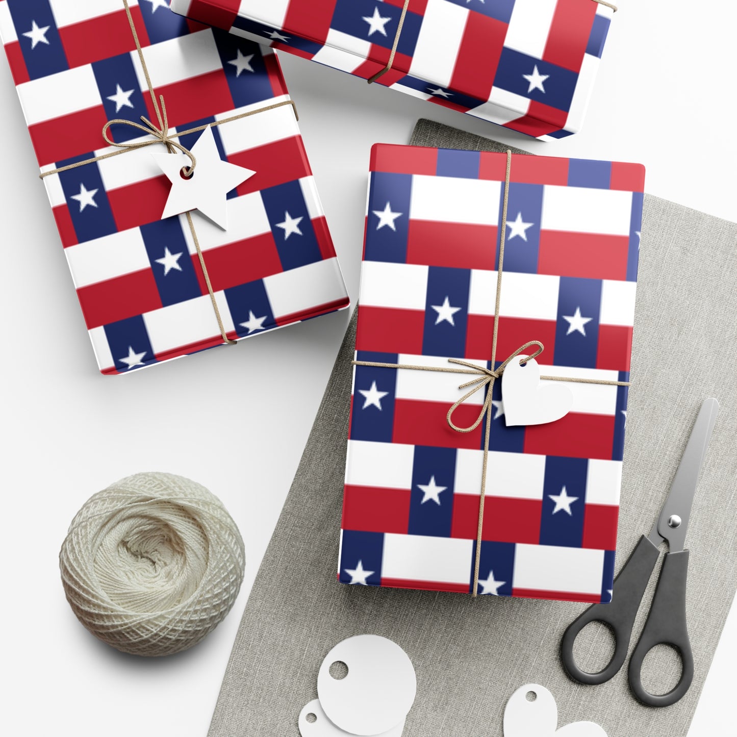 Texas Flag Gift Wrap Papers