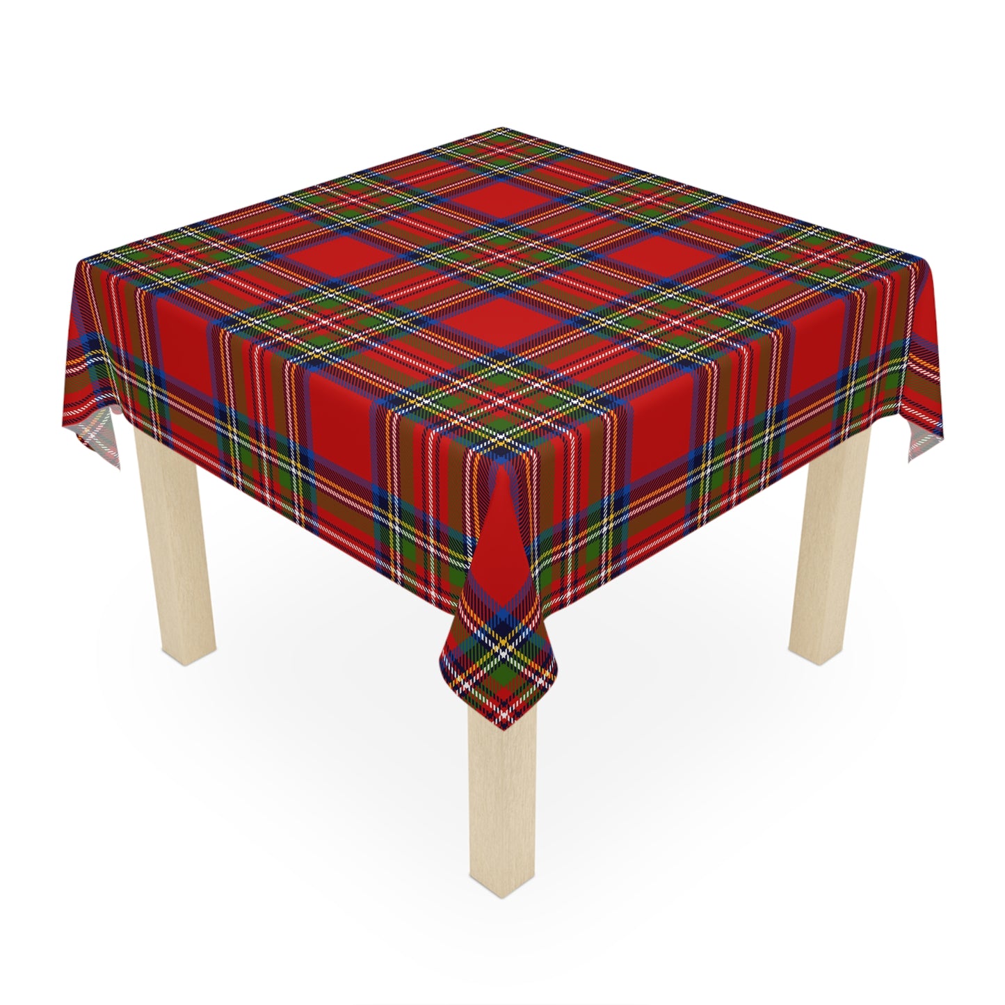 Red Plaid Tablecloth