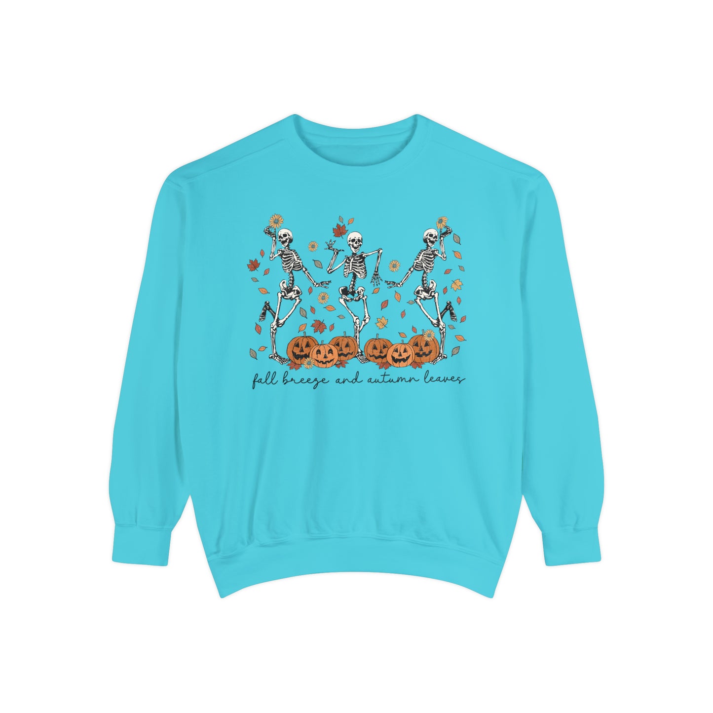 Dancing Skeleton Unisex Garment-Dyed Sweatshirt