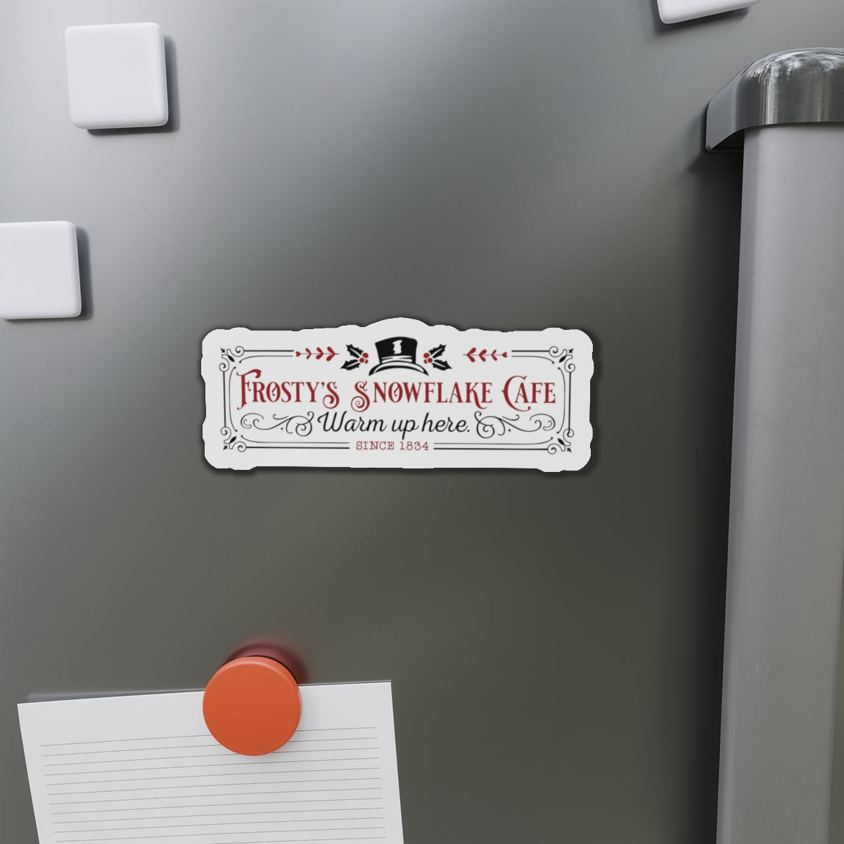 Frosty's Snowflake Cafe Die-Cut Magnets