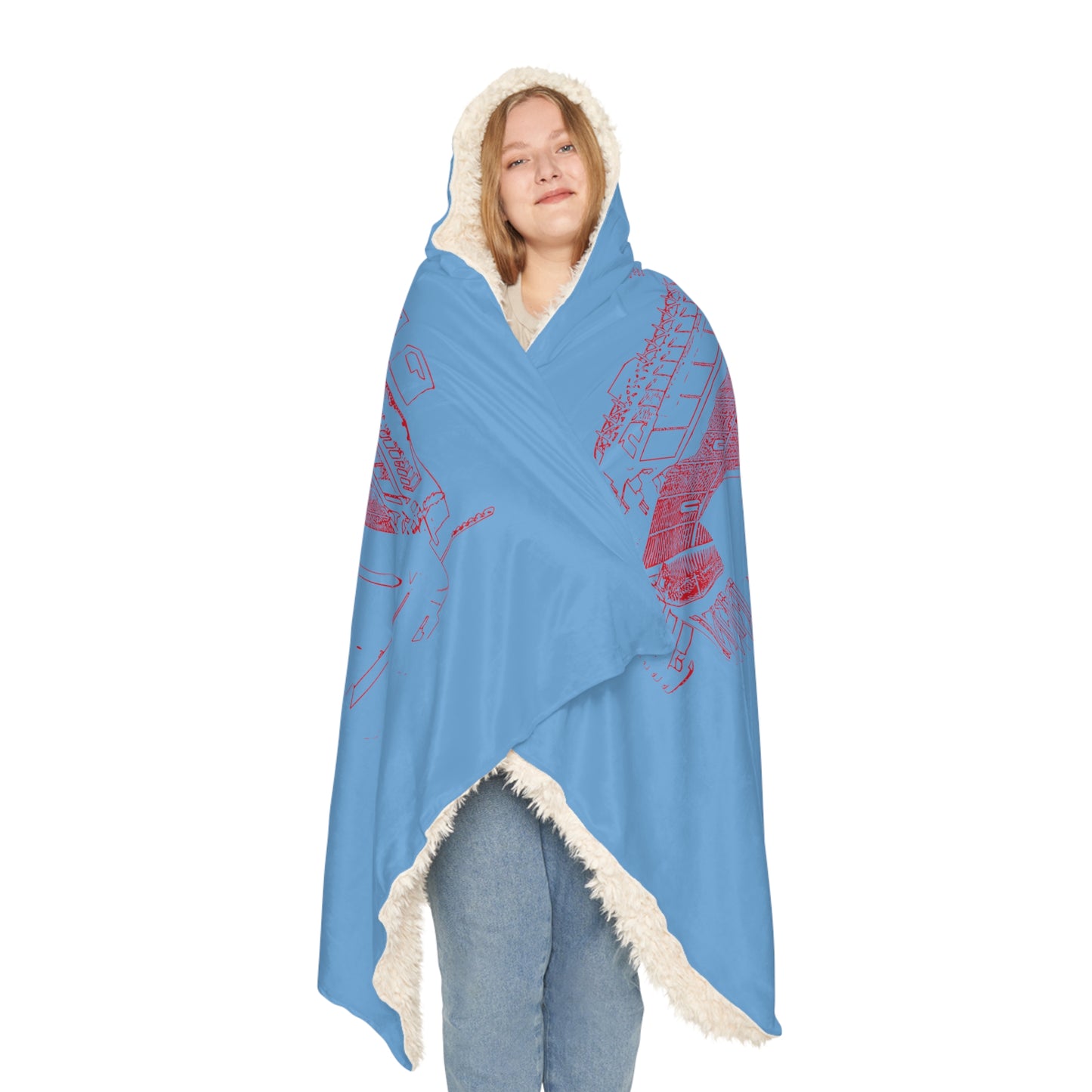 Ole Miss Vaught-Hemingway Stadium Snuggle Blanket